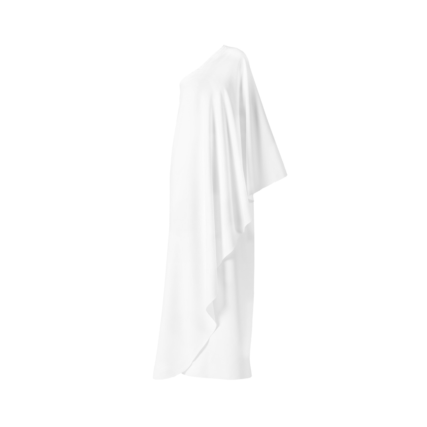 Lia Aram Women's Mono Drape White Gown In White