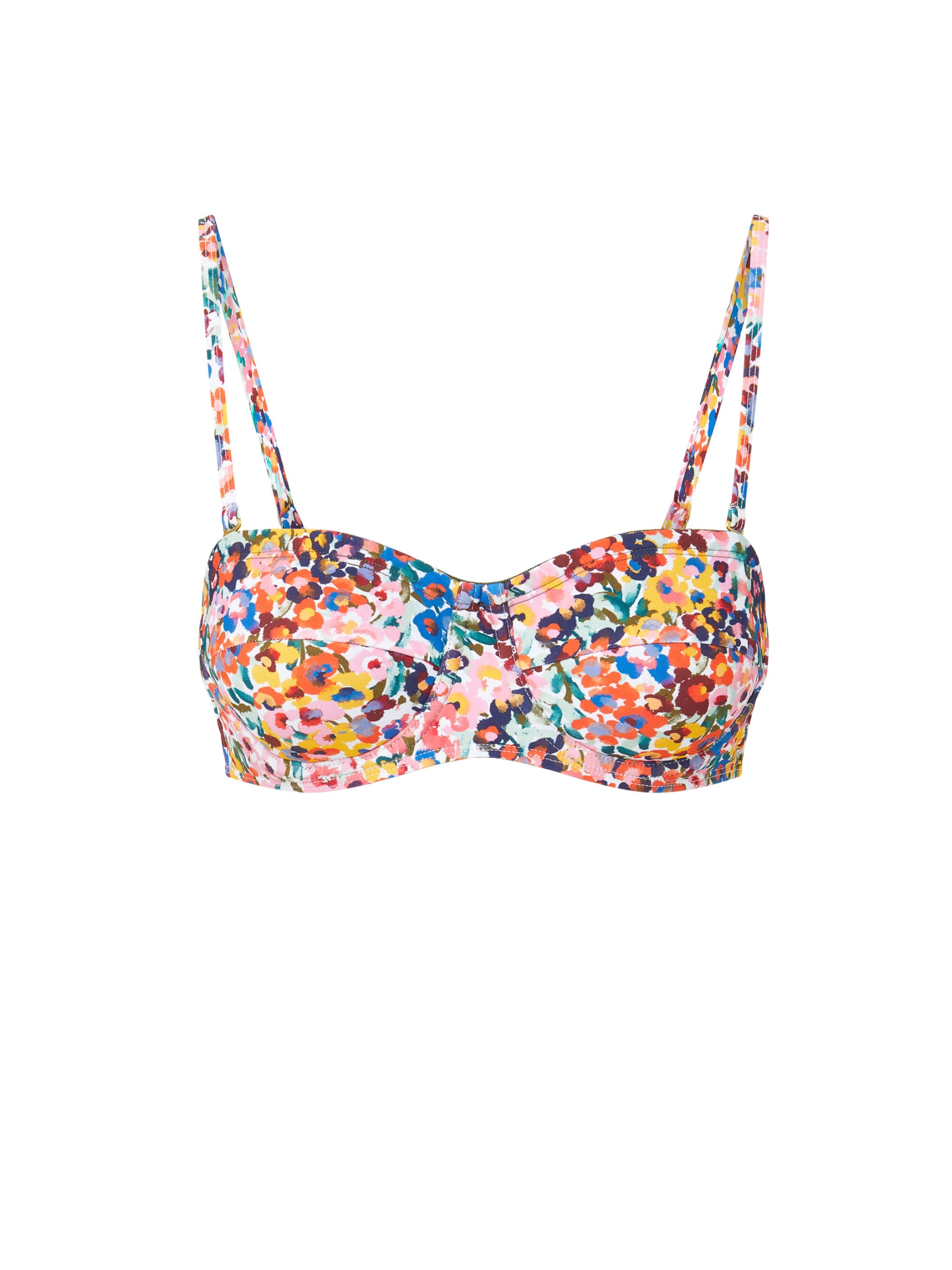 Change Of Scenery Women's Gold / Yellow / Orange Nellie Top In Painted Petals In Gold/yellow/orange