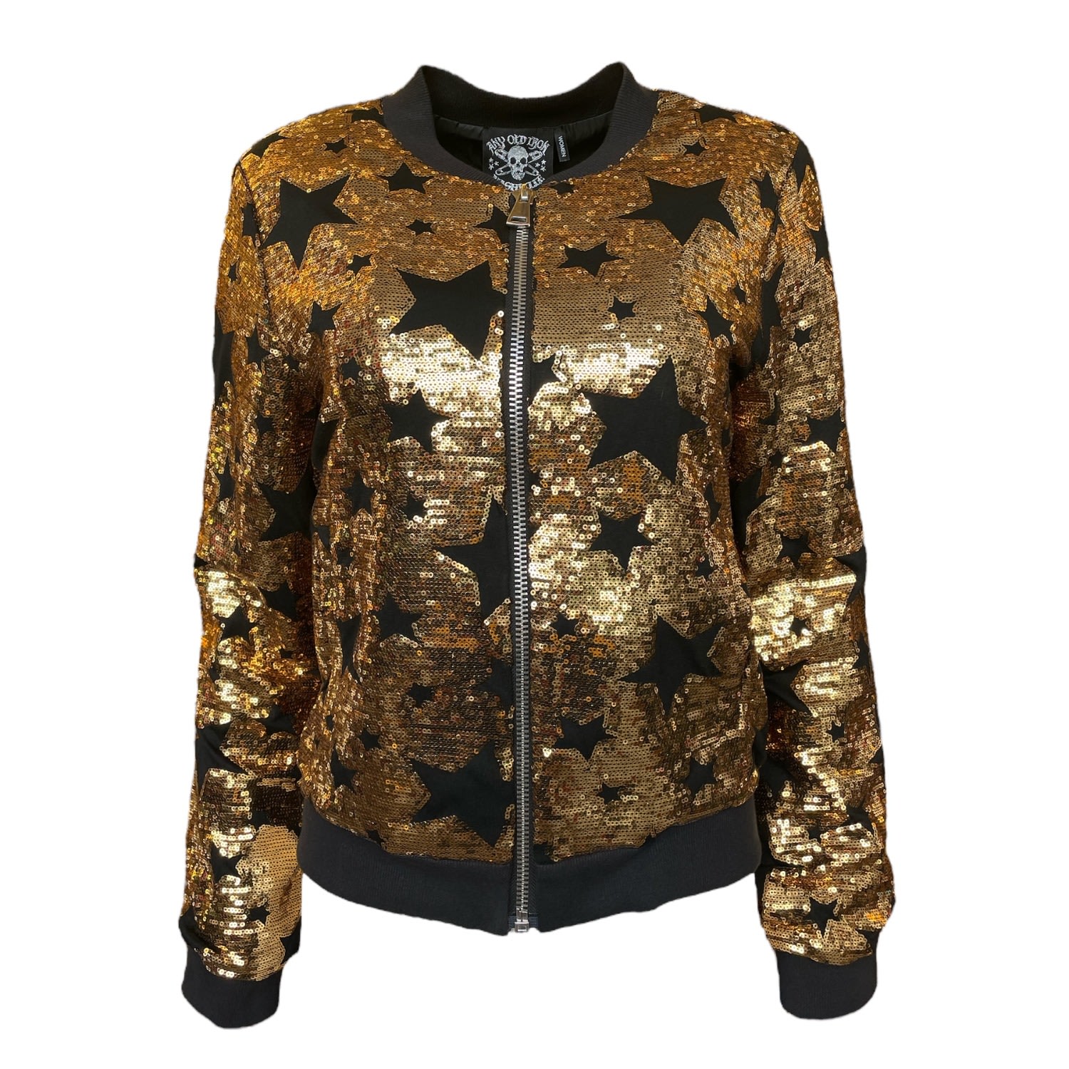 Any Old Iron Gold / Black  Mens Goldie Bomber Jacket