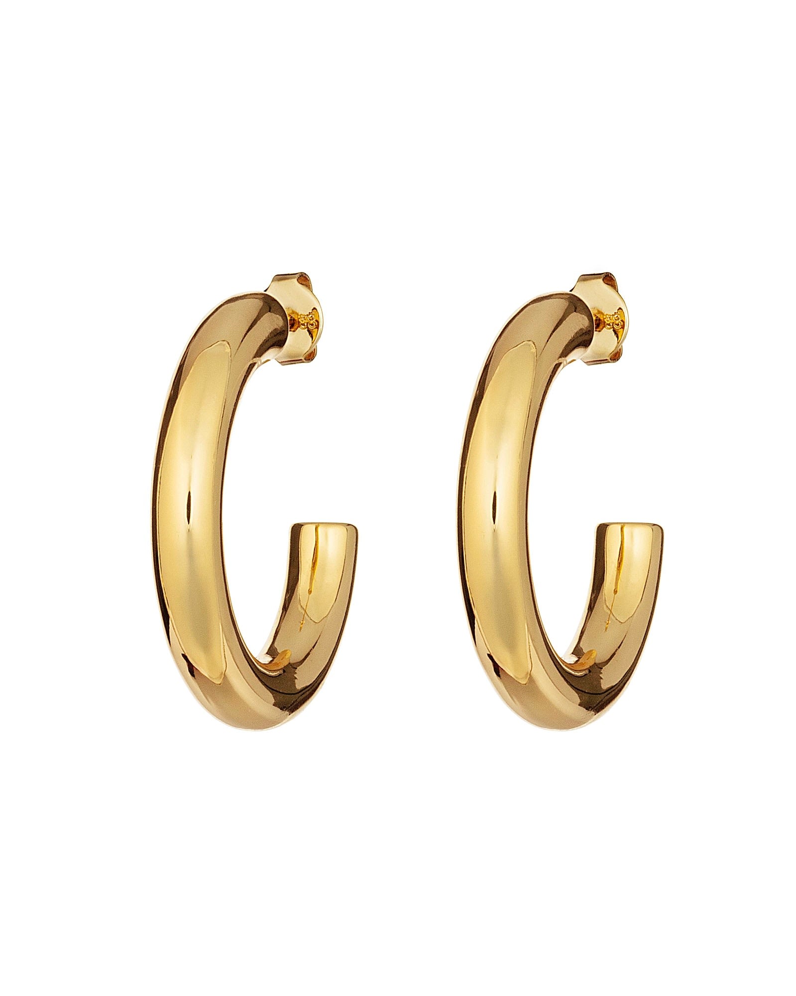 Women’s New! Large Chunky Gold Hoops Crystals and Co