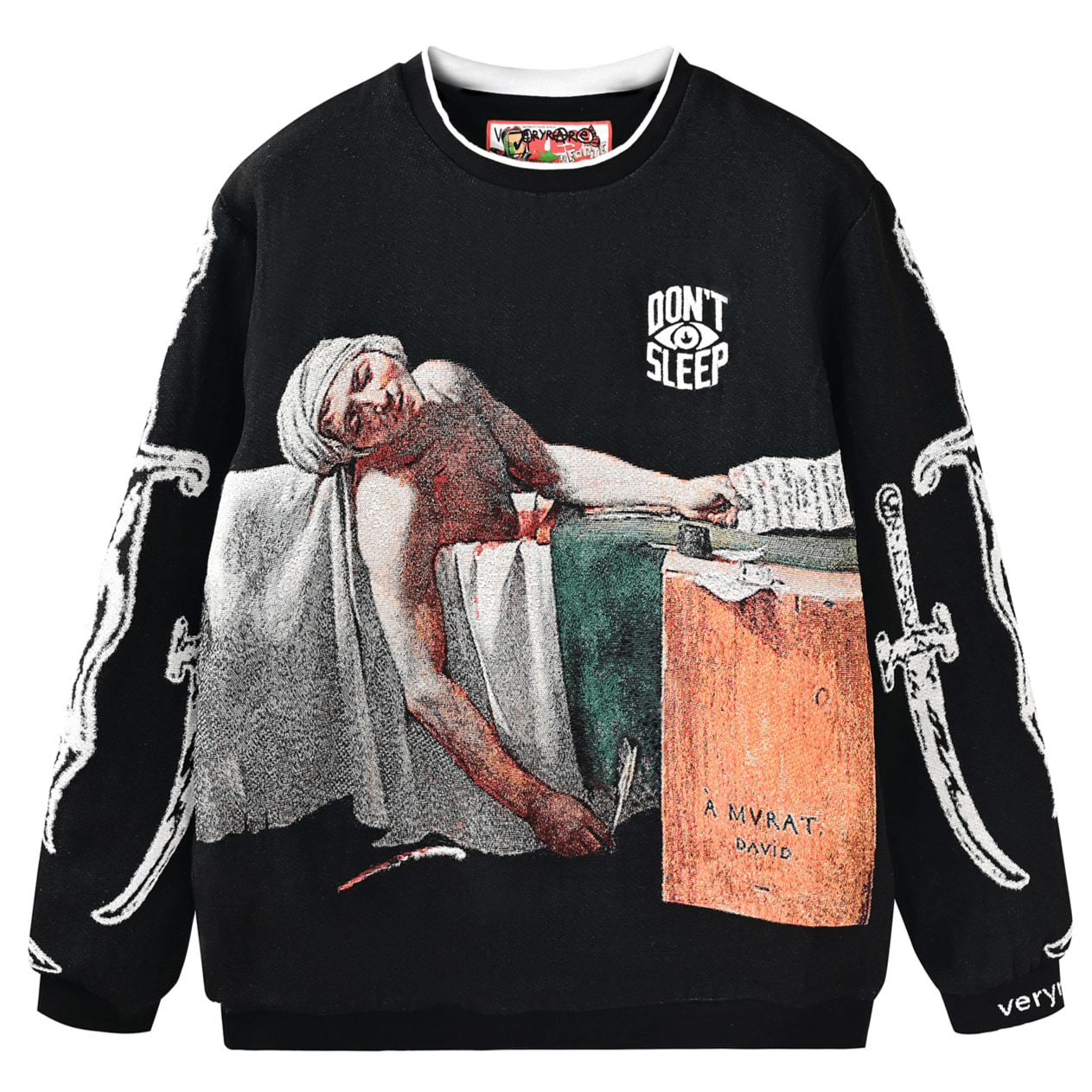 Veryrare Men's Black The Death Of Marat In Black