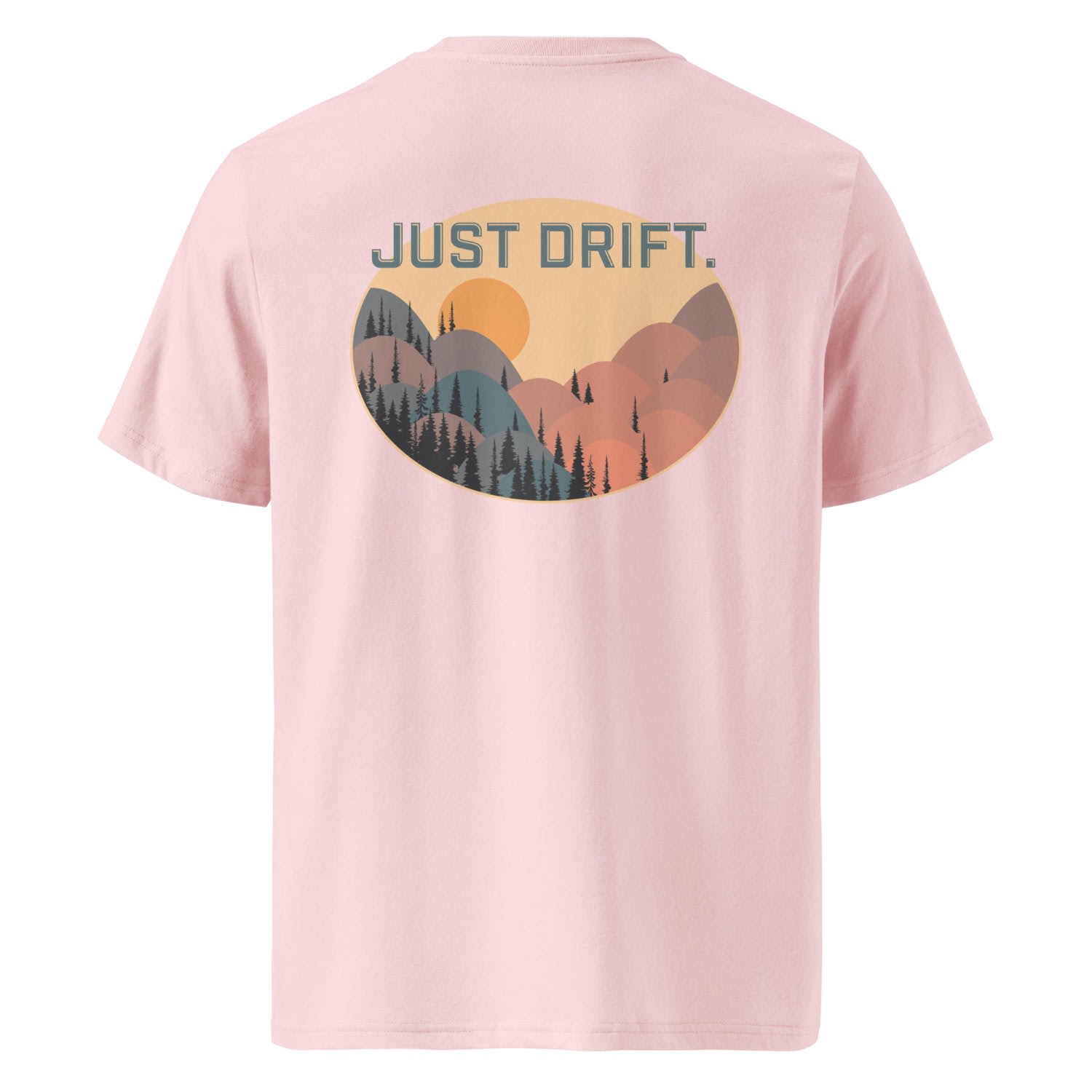 Anchor & Crew Pink / Purple Cotton Pink Just Drift. Seeker Organic Cotton T-shirt - Women In Pink/purple