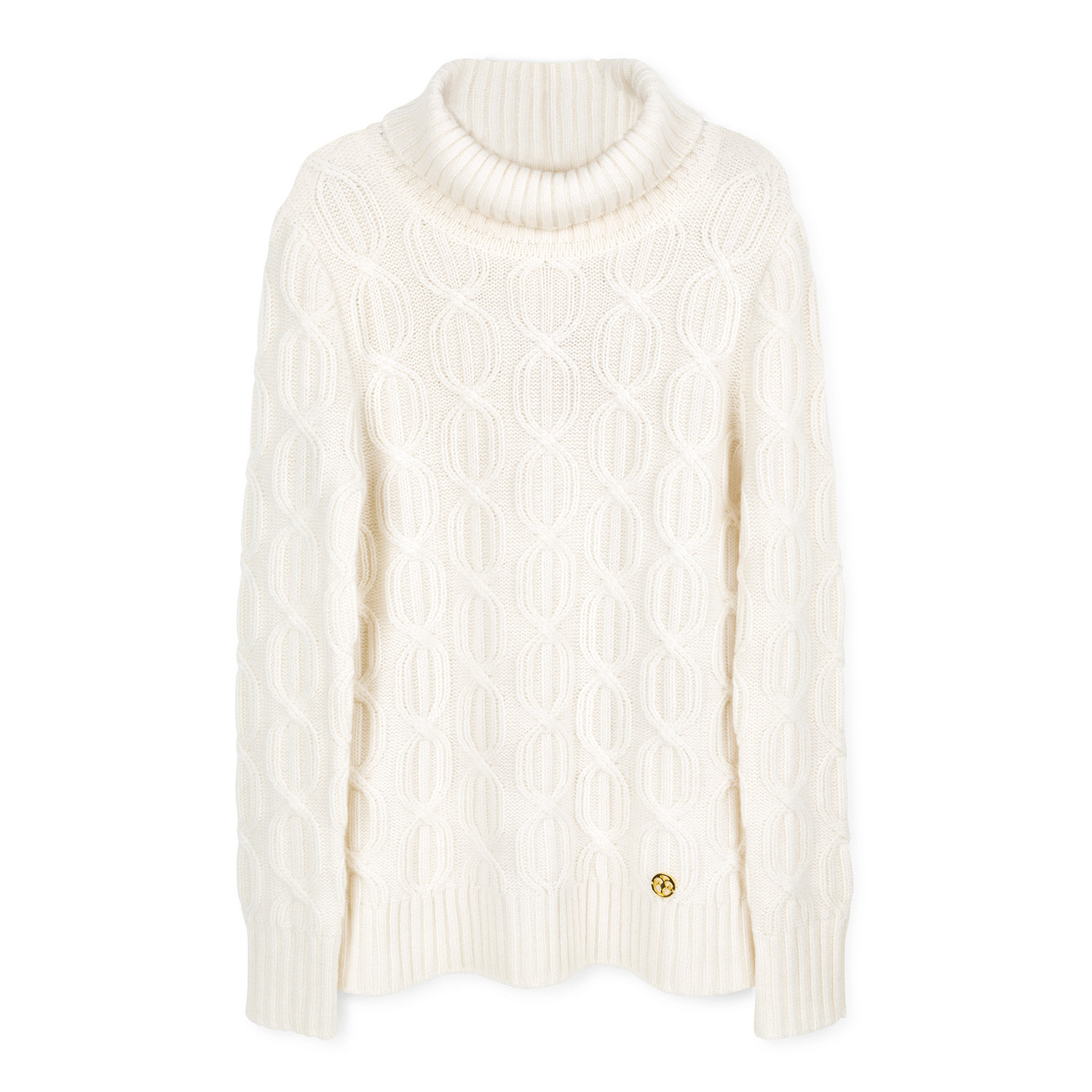 Bel Cashmere Women's Alex Cashmere Sweater White In White