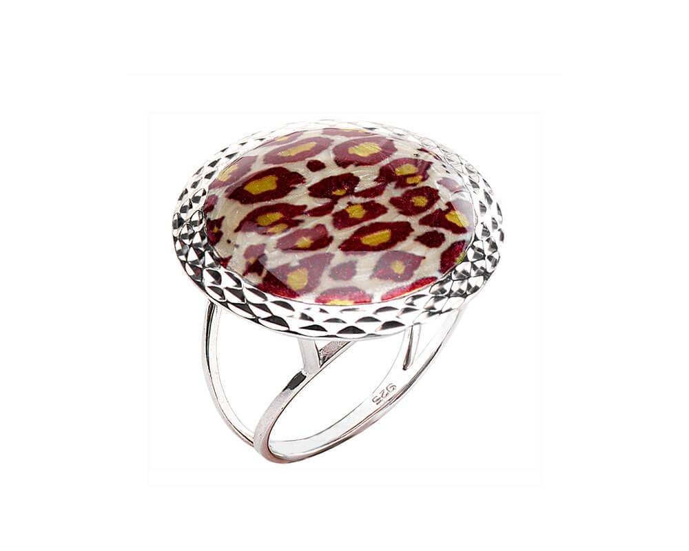 Women’s Gold / Brown / Silver Leopard Ring Gold & Honey