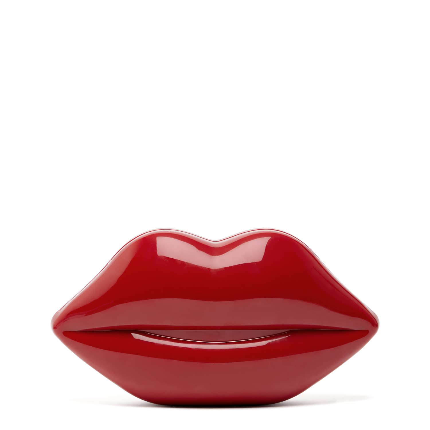 Women's Lulu Red Lips Medium Clutch Bag | Lulu Guinness