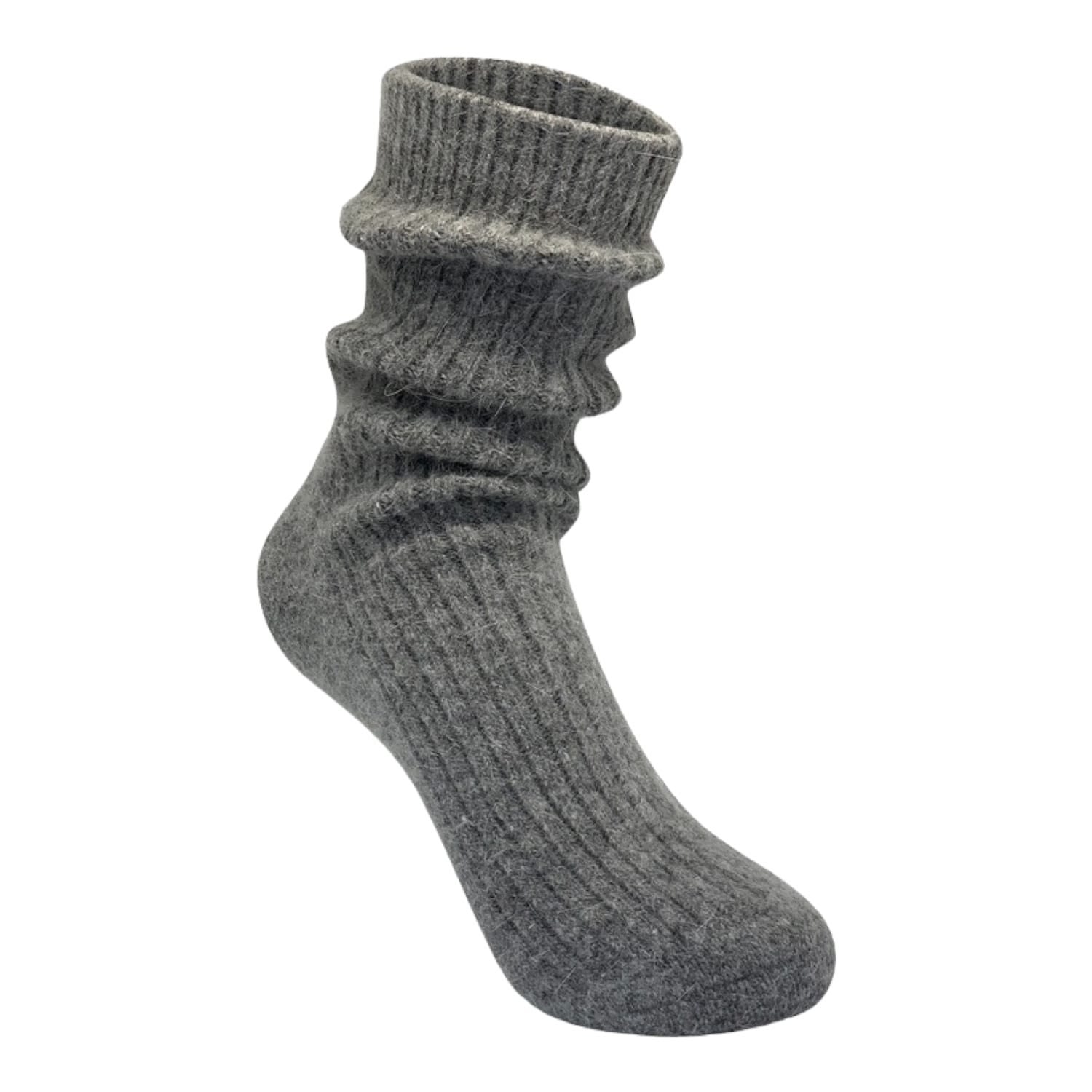 High Heel Jungle By Kathryn Eisman Women's Cashmere Sock Grey In Grey