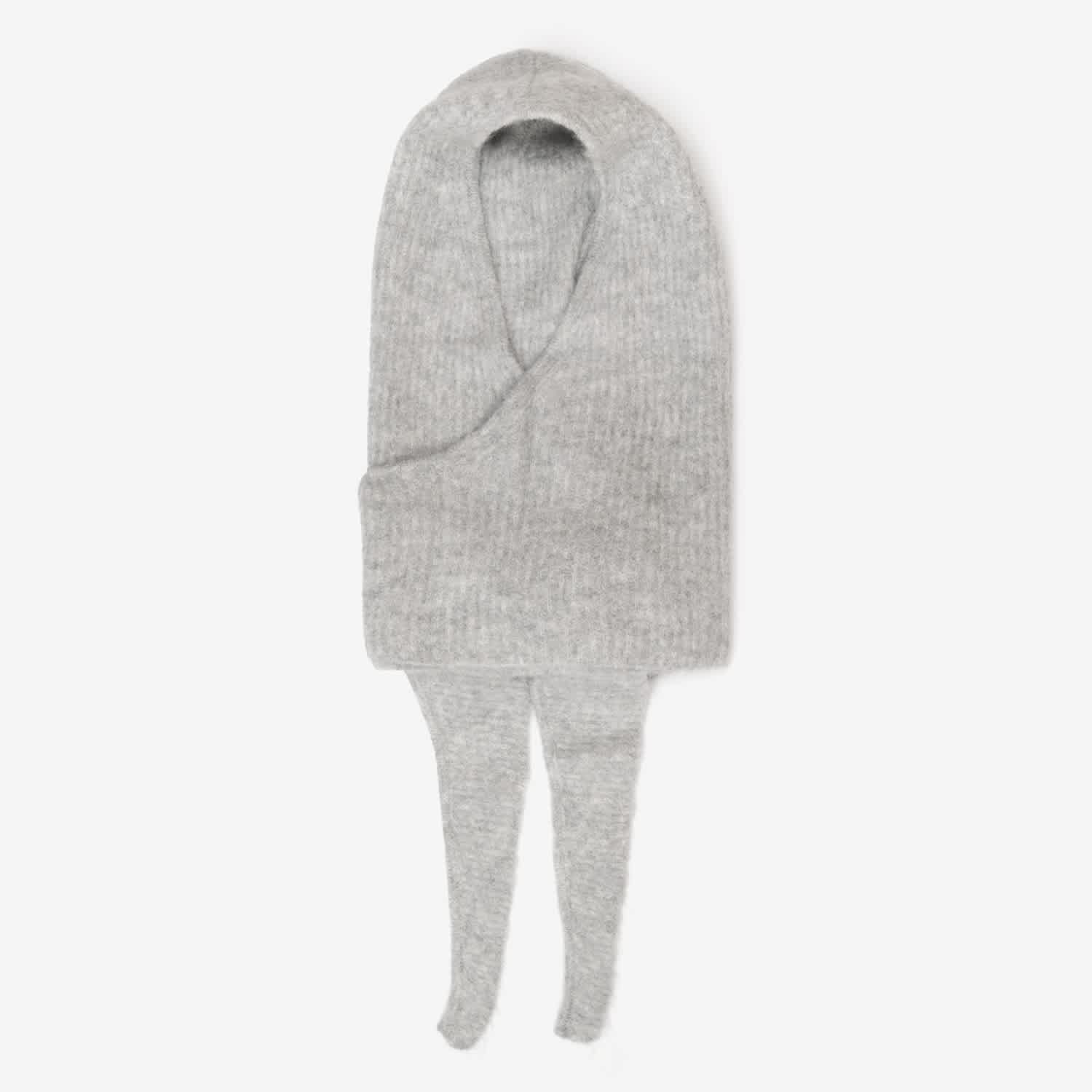 The Alpaca Hooded Scarf - Blizzard Grey | Arctic Fox & Co. | Wolf