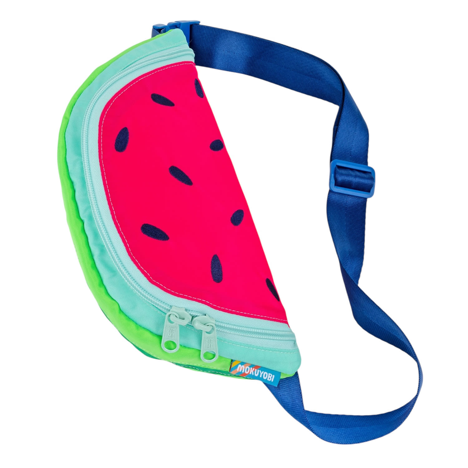 Mokuyobi Women's Pink / Purple / Blue Neon Watermelon Fanny Pack In Pink/purple/blue