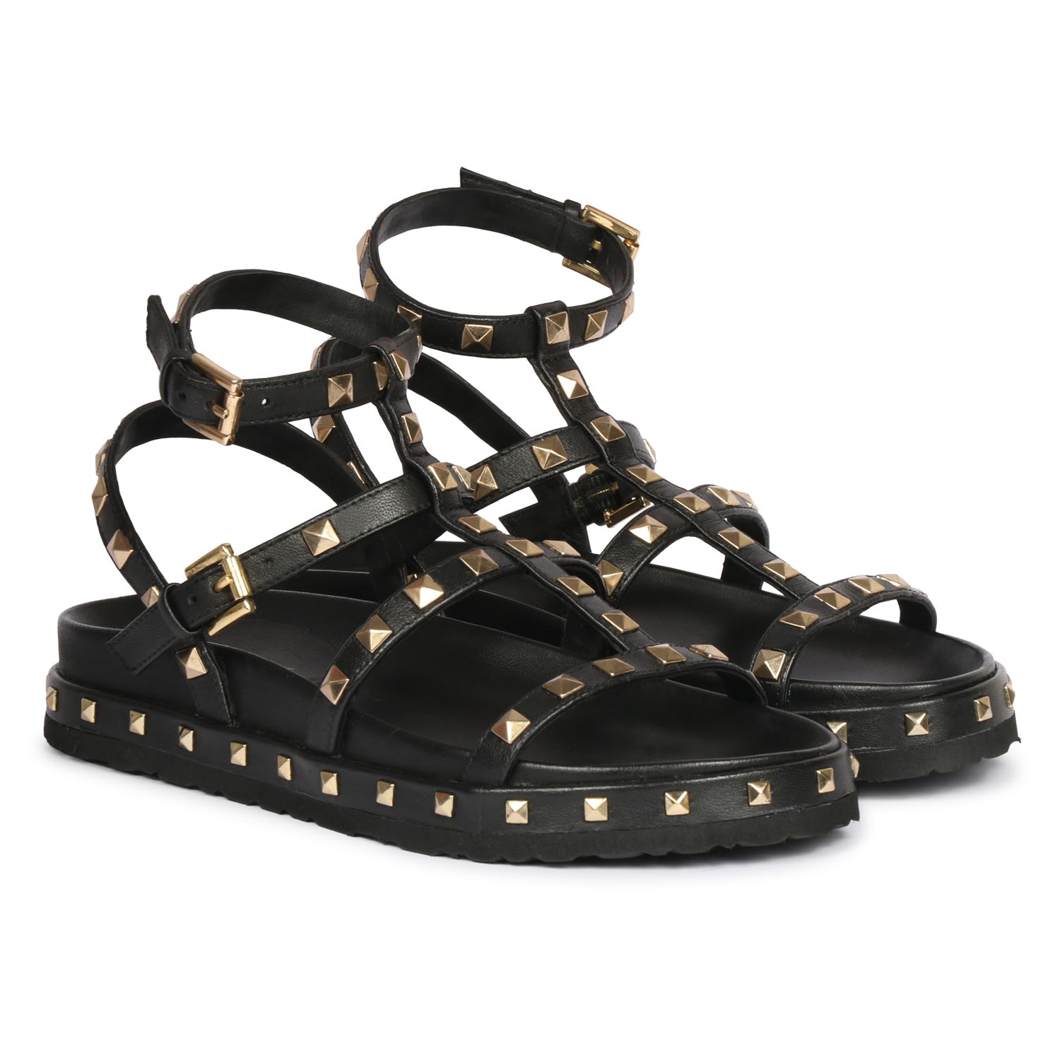 Women’s Alicia Black Sandals 6 Uk Saint G