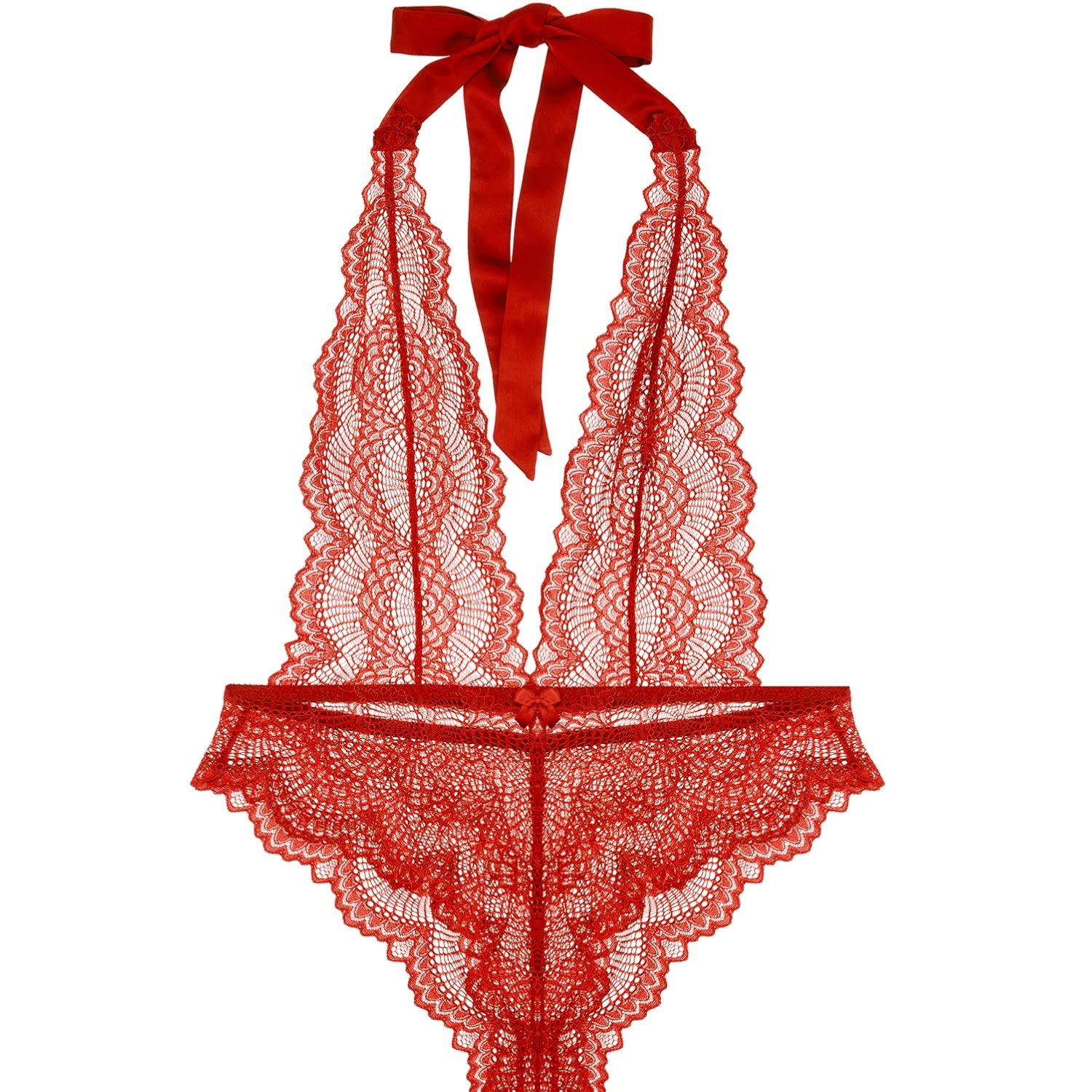 Journelle Women's Red Natalia Bodysuit Scarlet In Red