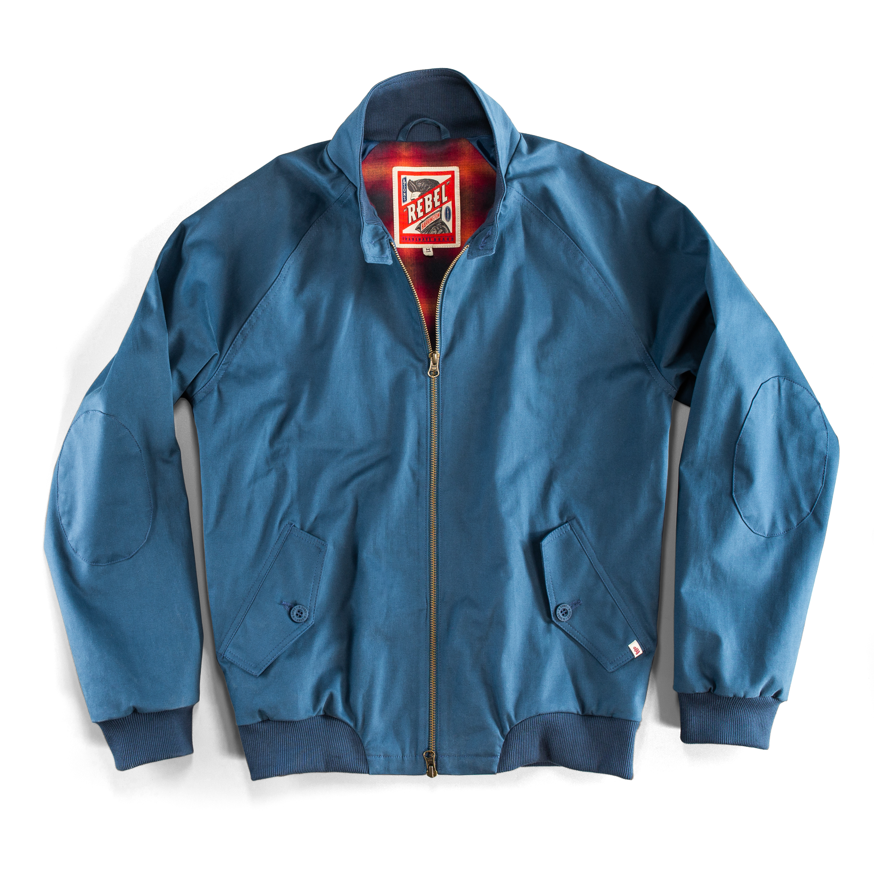 &sons Trading Co Men's Rebel Harrington Jacket Blue In Blue