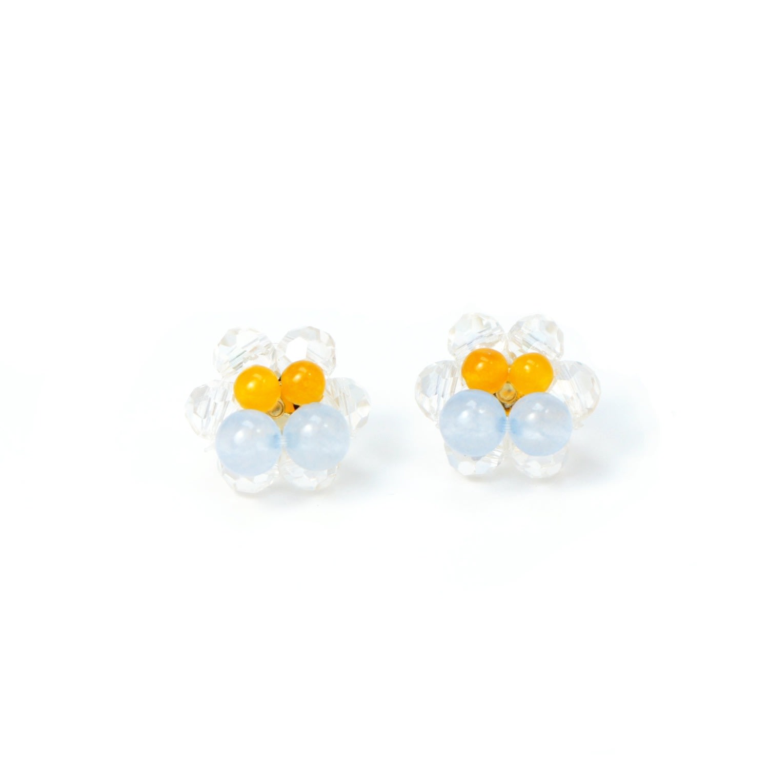 I'mmany London Women's Cherry Pie Gemstone Stud Earrings Blue In Blue