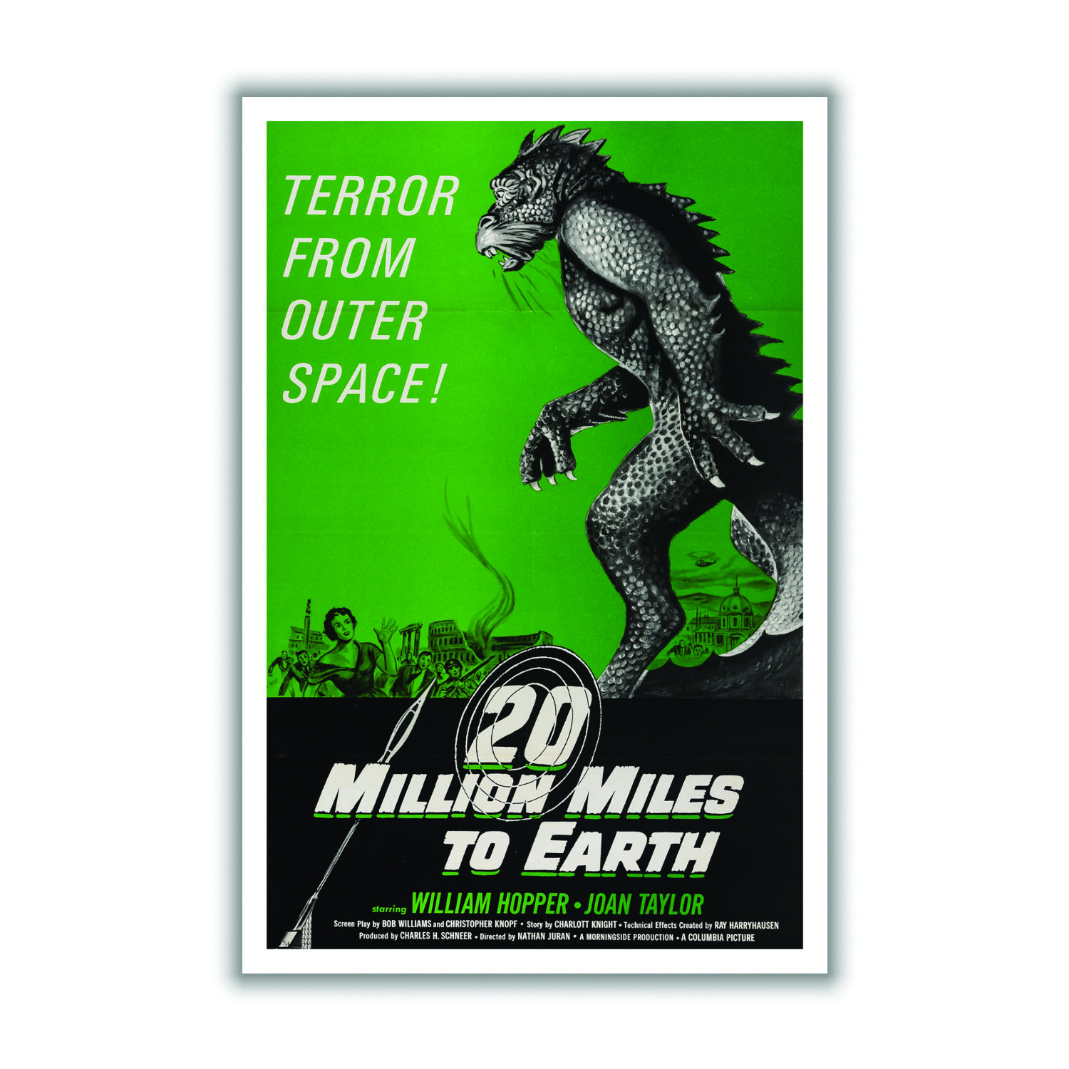 Green 20 Million Miles To Earth A2 420 X 594Mm Stanley Print House