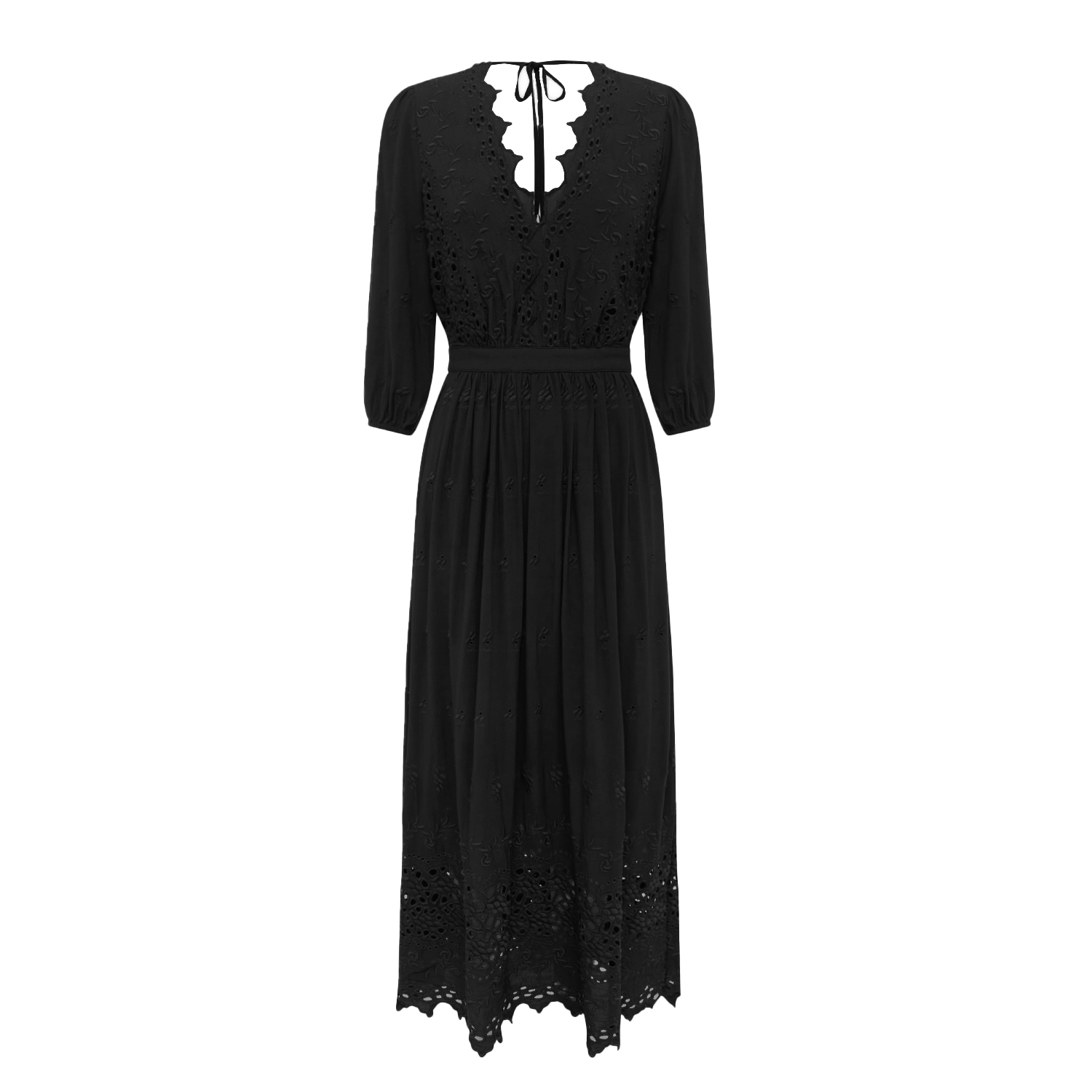 knee length dresses for ladies Baltic Born Womens Annalisa Midi Dress | Olive main image 0