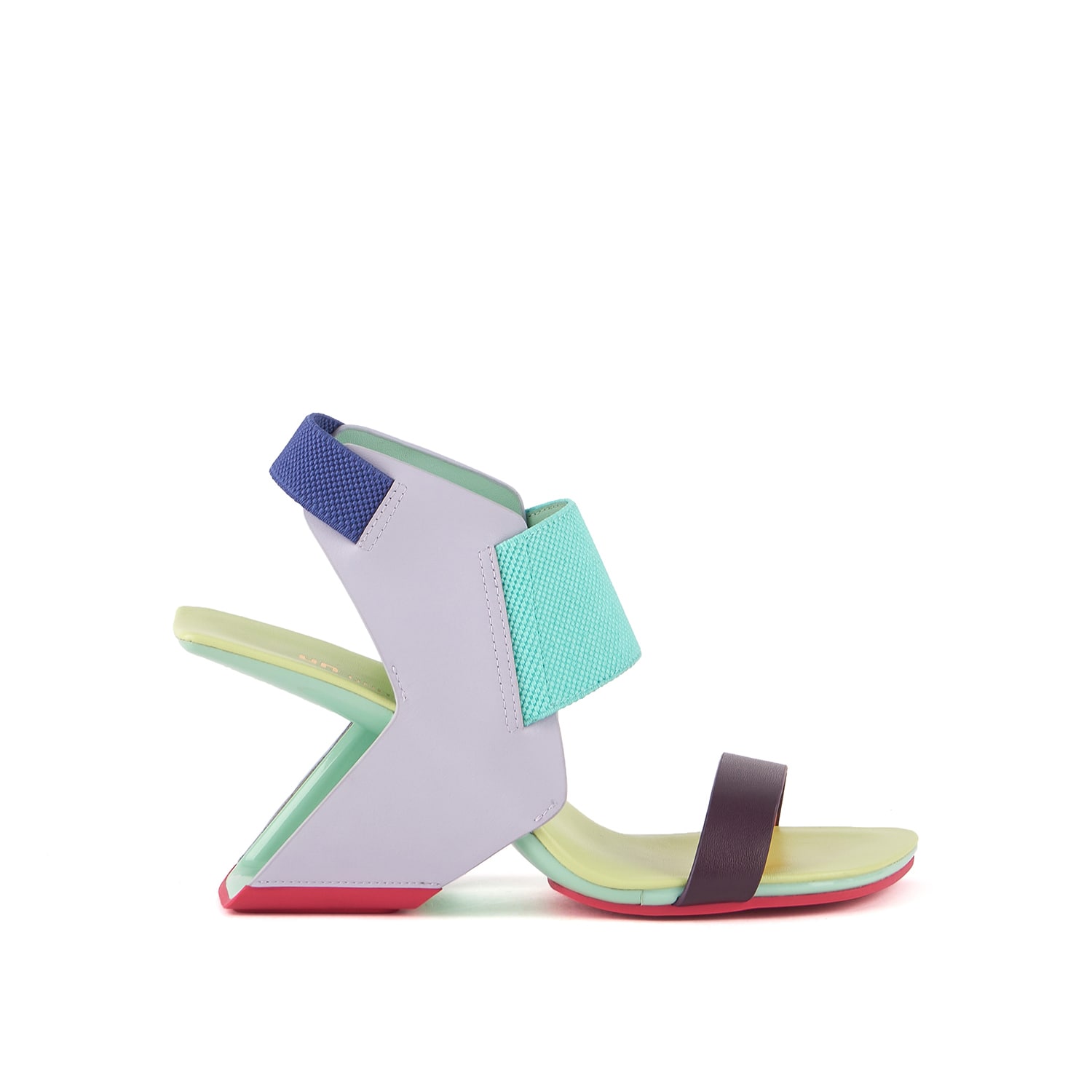United Nude Loop Reiki Hi Sandals In Multi