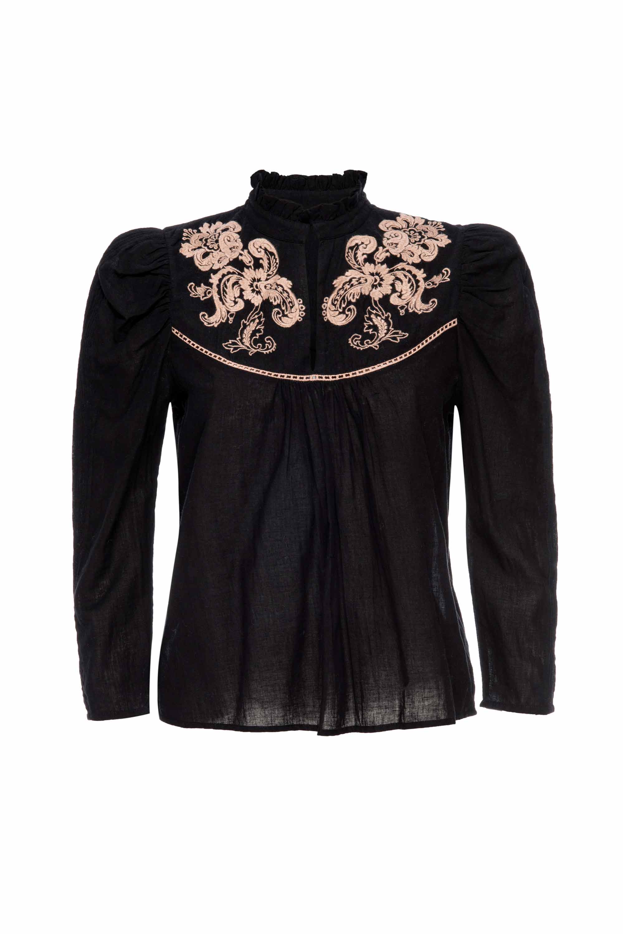 Women’s Black / Rose Gold Poppy Top - Black W/ Camel Xxs St. Roche