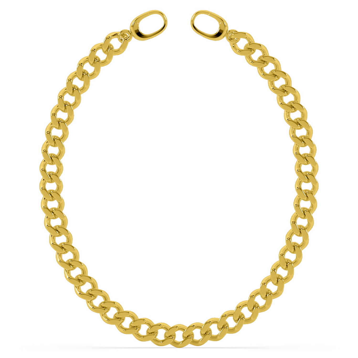 Oni Fine Jewelry Women's Bold Cuban Link Anklet - Gold In Gold
