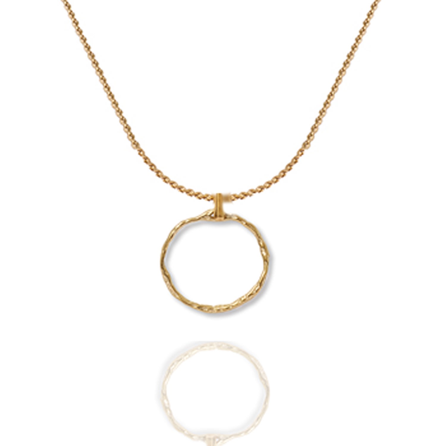 A Weathered Penny Women's Gold Circle Cove Necklace In Gold
