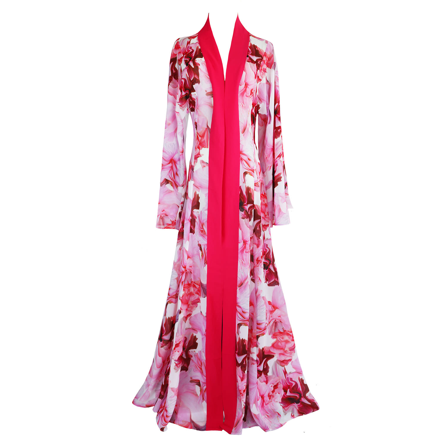 Women's Carol Kimono Cypress Pink | Extra Small | Ak Royalty Resortwear