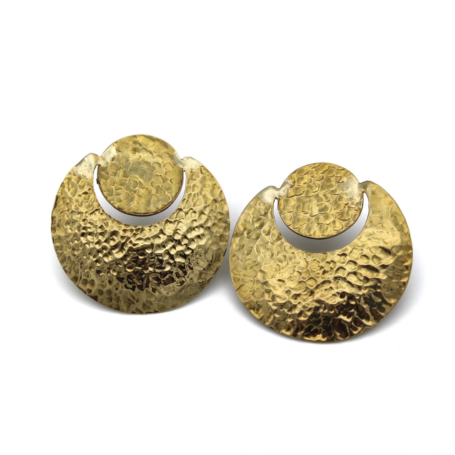 Lala Salama Women's Gold Pepo Circle Earrings