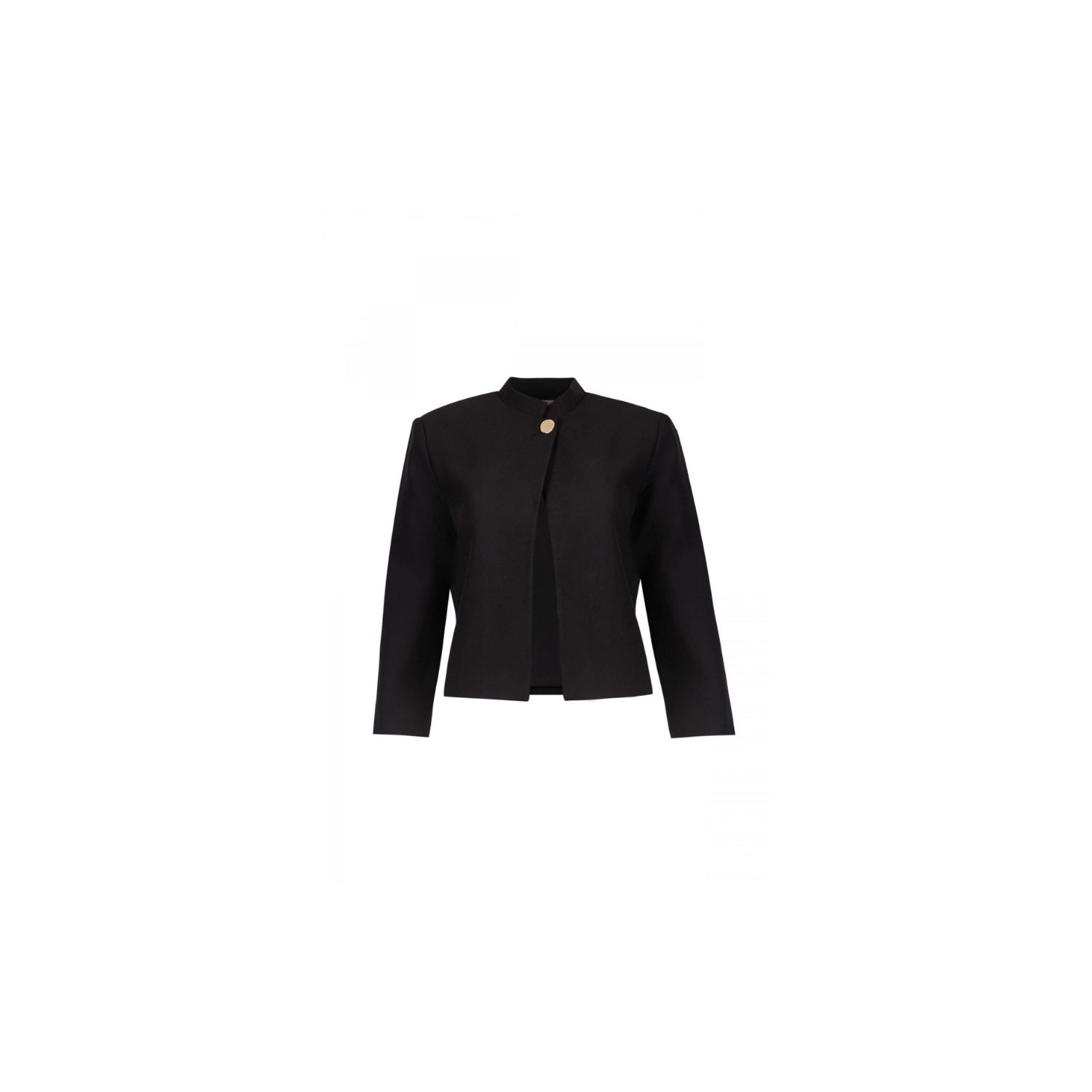 Avenue 8 Women's Cropped Blazer Jacket - Black In Black