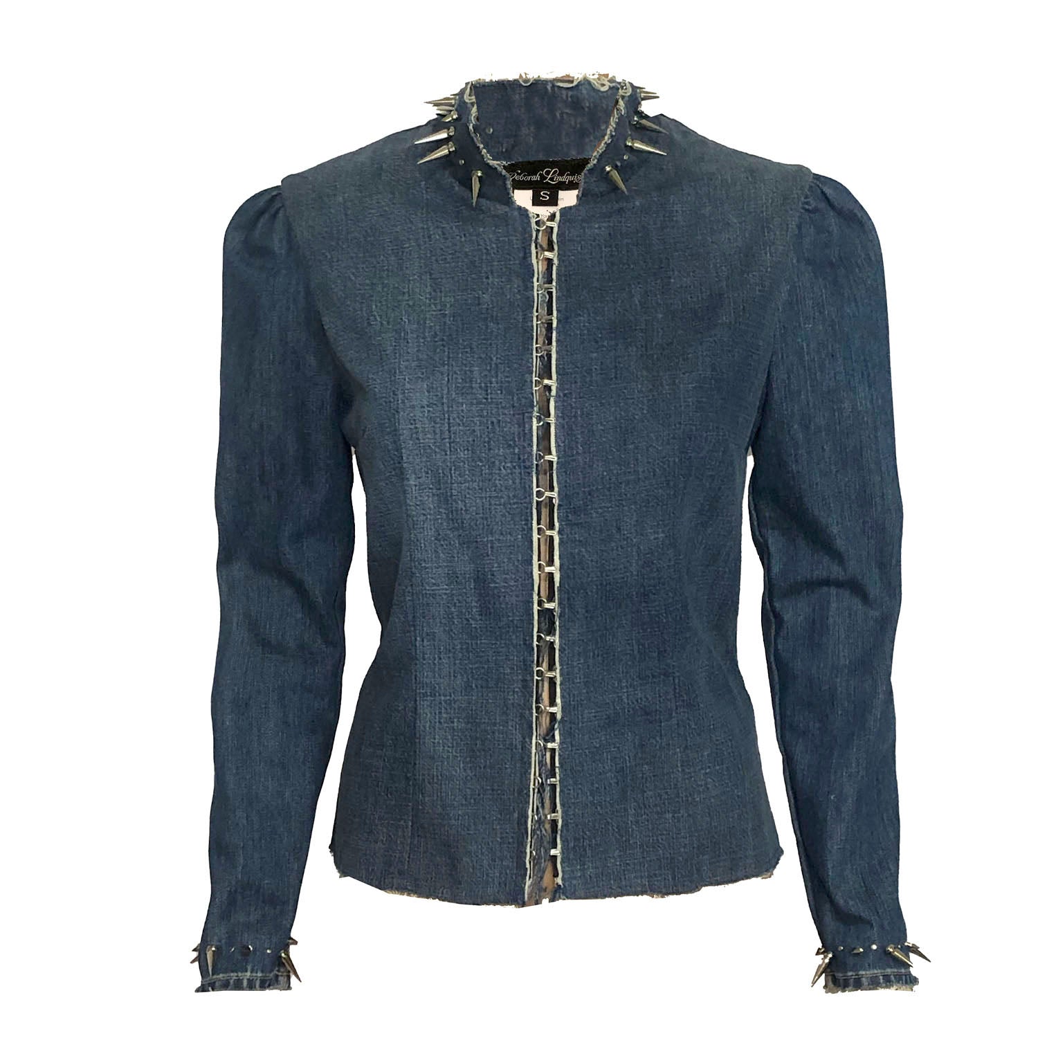 Deborah Lindquist Eco Lifestyle Women's Blue Elara Denim Jacket In Blue
