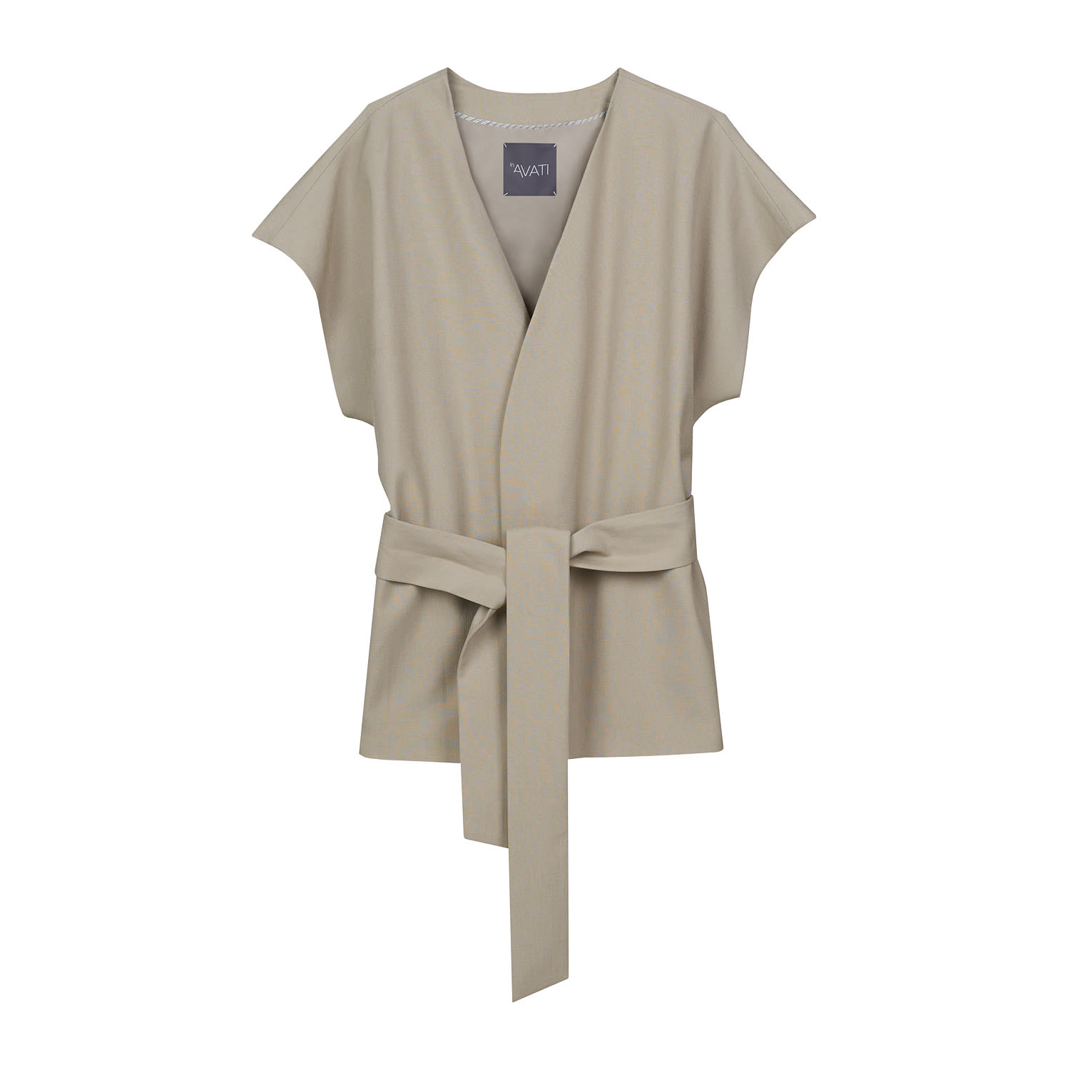 Inavati Women's Neutrals Belted Vest In Light Taupe