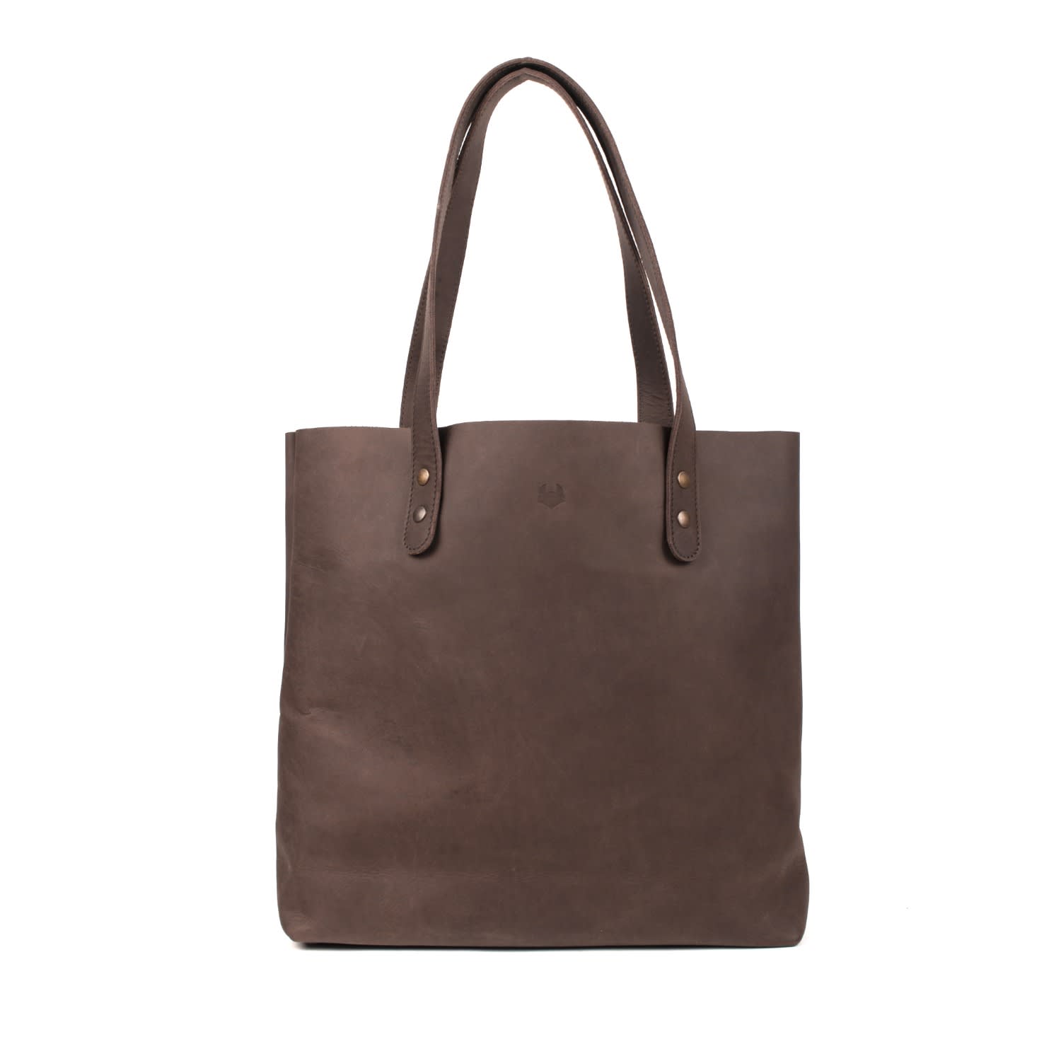 chocolate leather bag