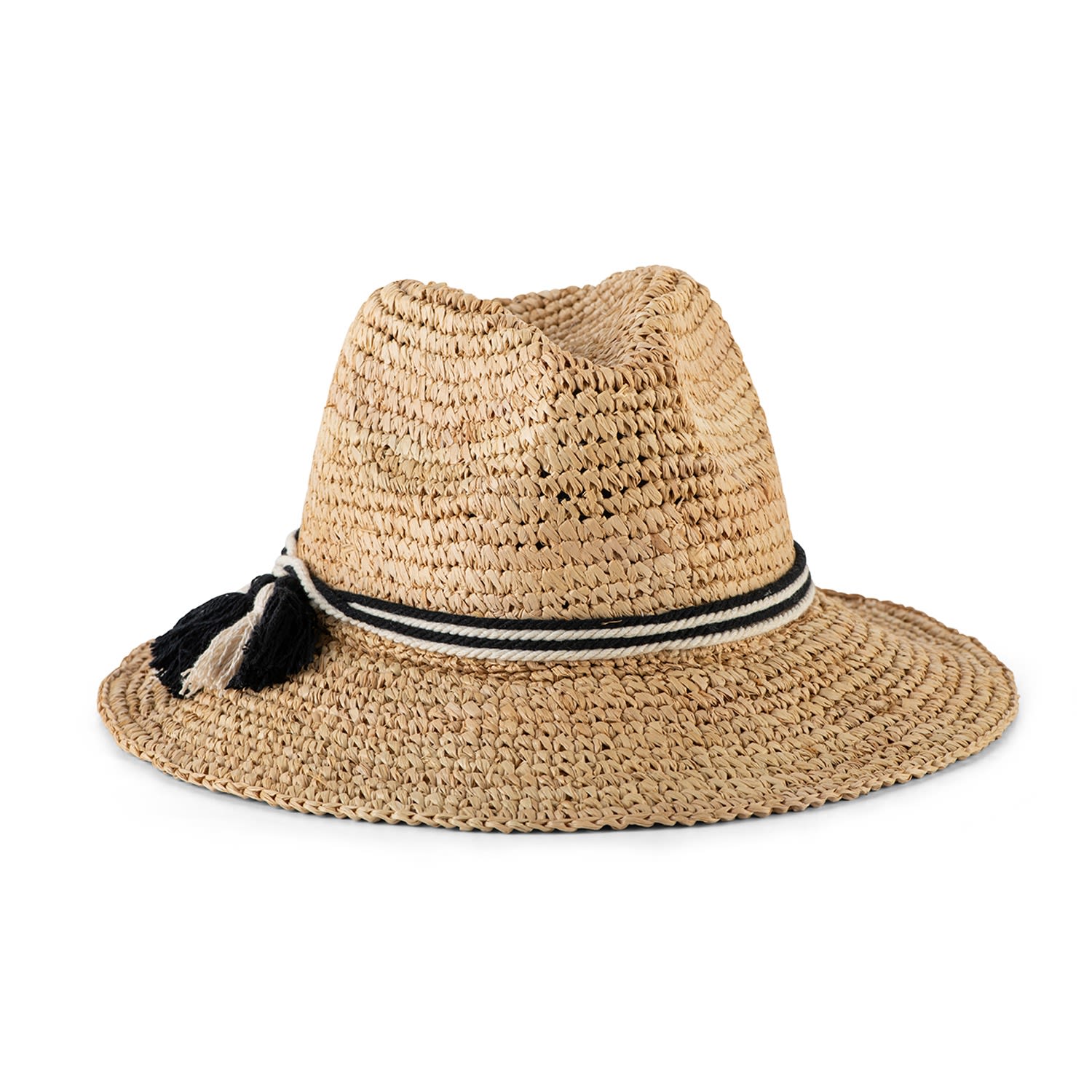 Justine Hats Women's Neutrals Stylish Raffia Fedora In Gold