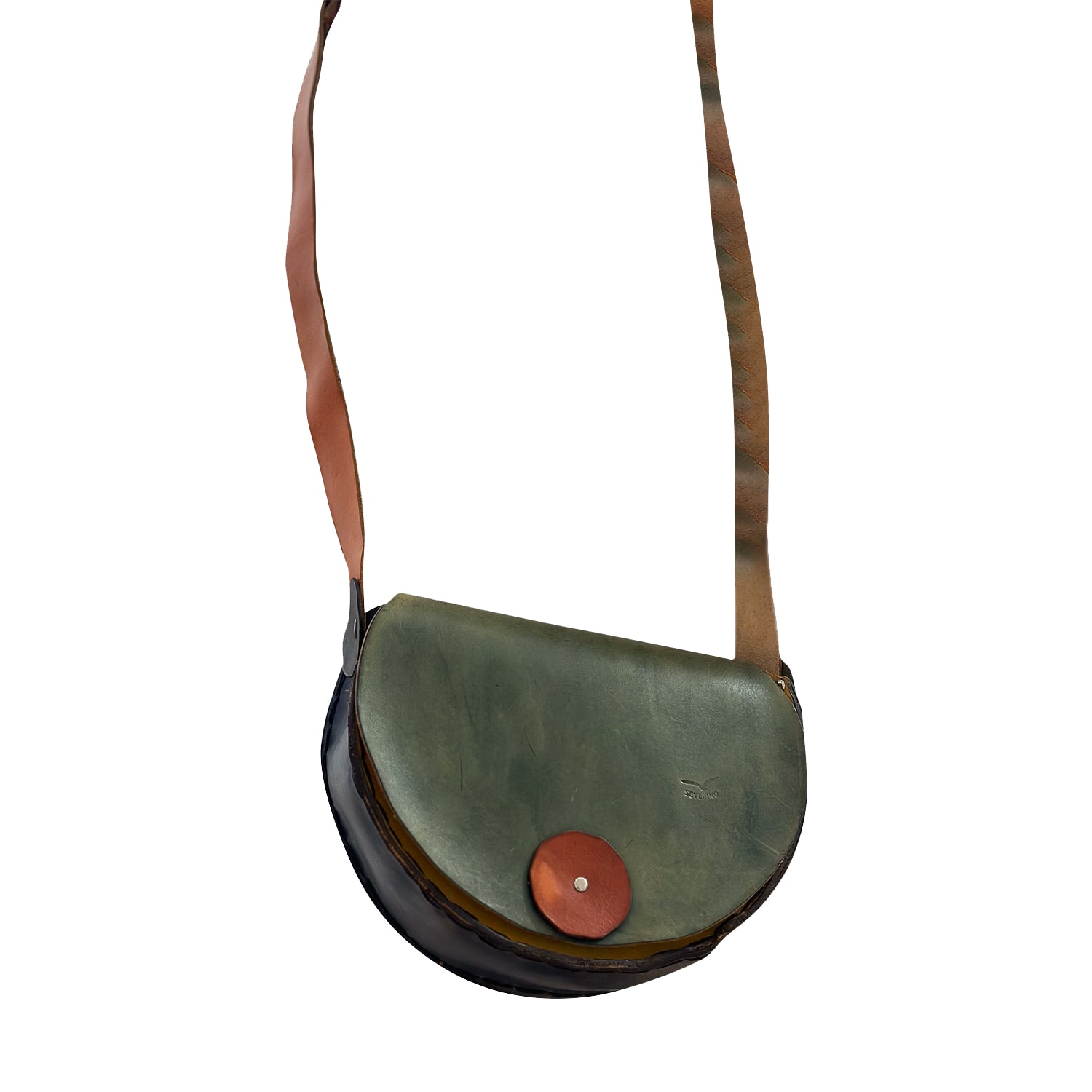 Zasta Studio Women's Gum Ball Messenger Bag Sea Green In Green