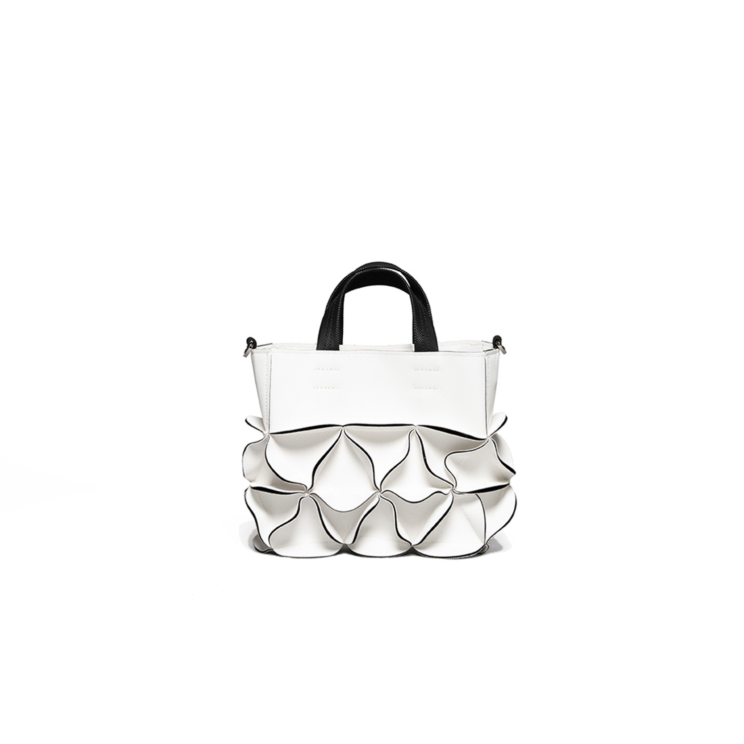 Women's Blossom Small Handbag - White | One Size | Elemood_Japan