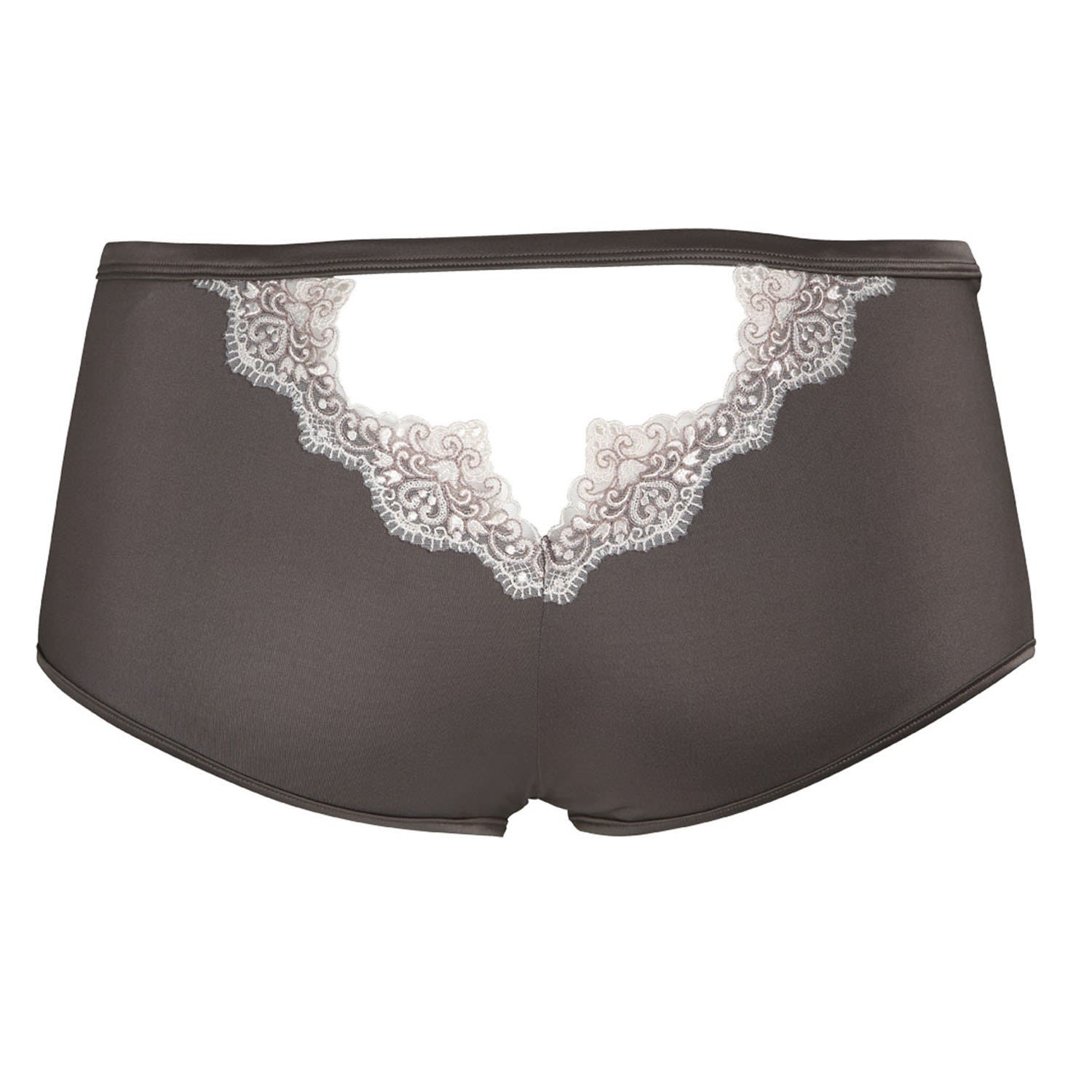 Tallulah Love Women's Brown / Neutrals Opulent Lace In Caramel Short In Brown
