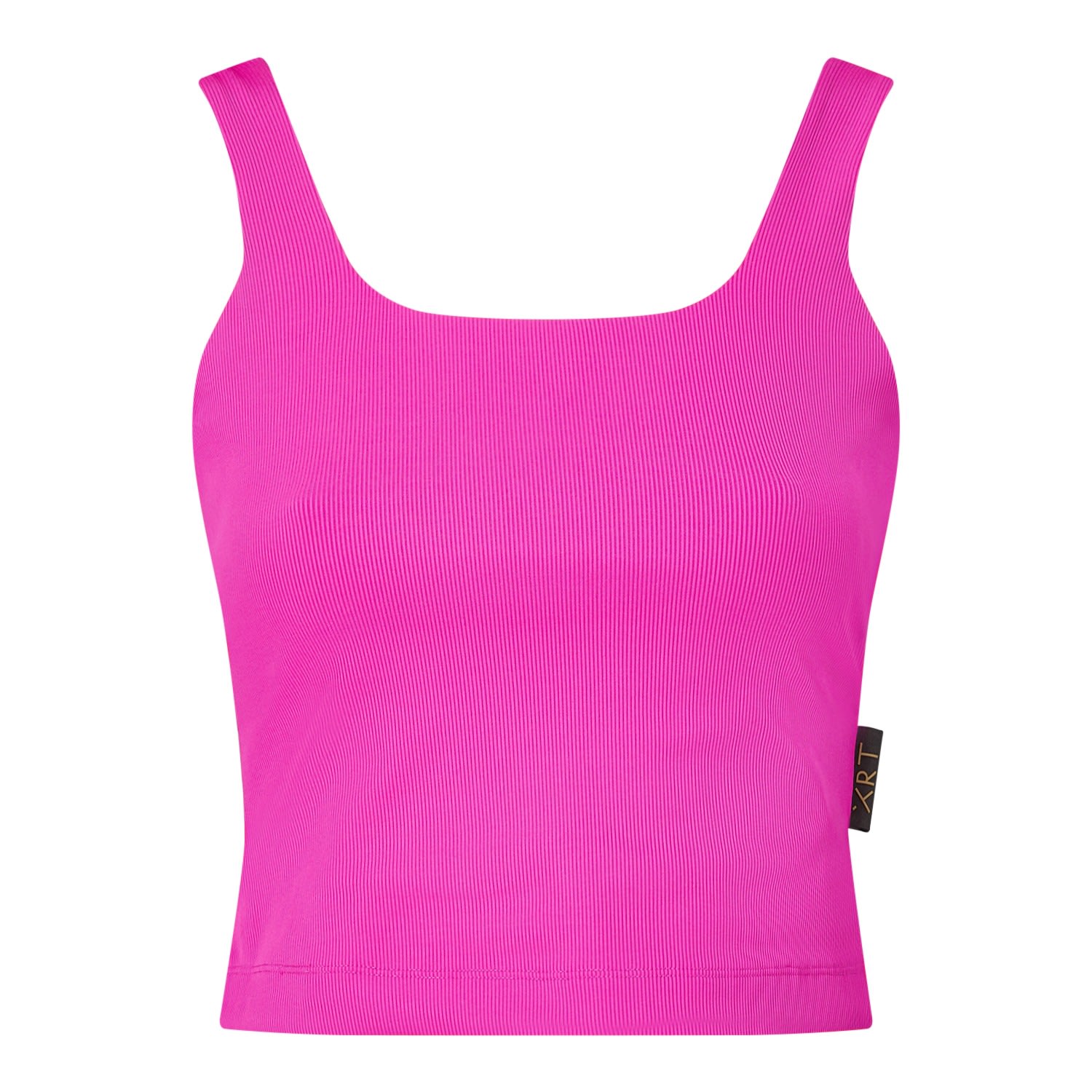 Women’s Pink / Purple Exalt Slimming Sleeveless Rib Top Glow Medium Xrt