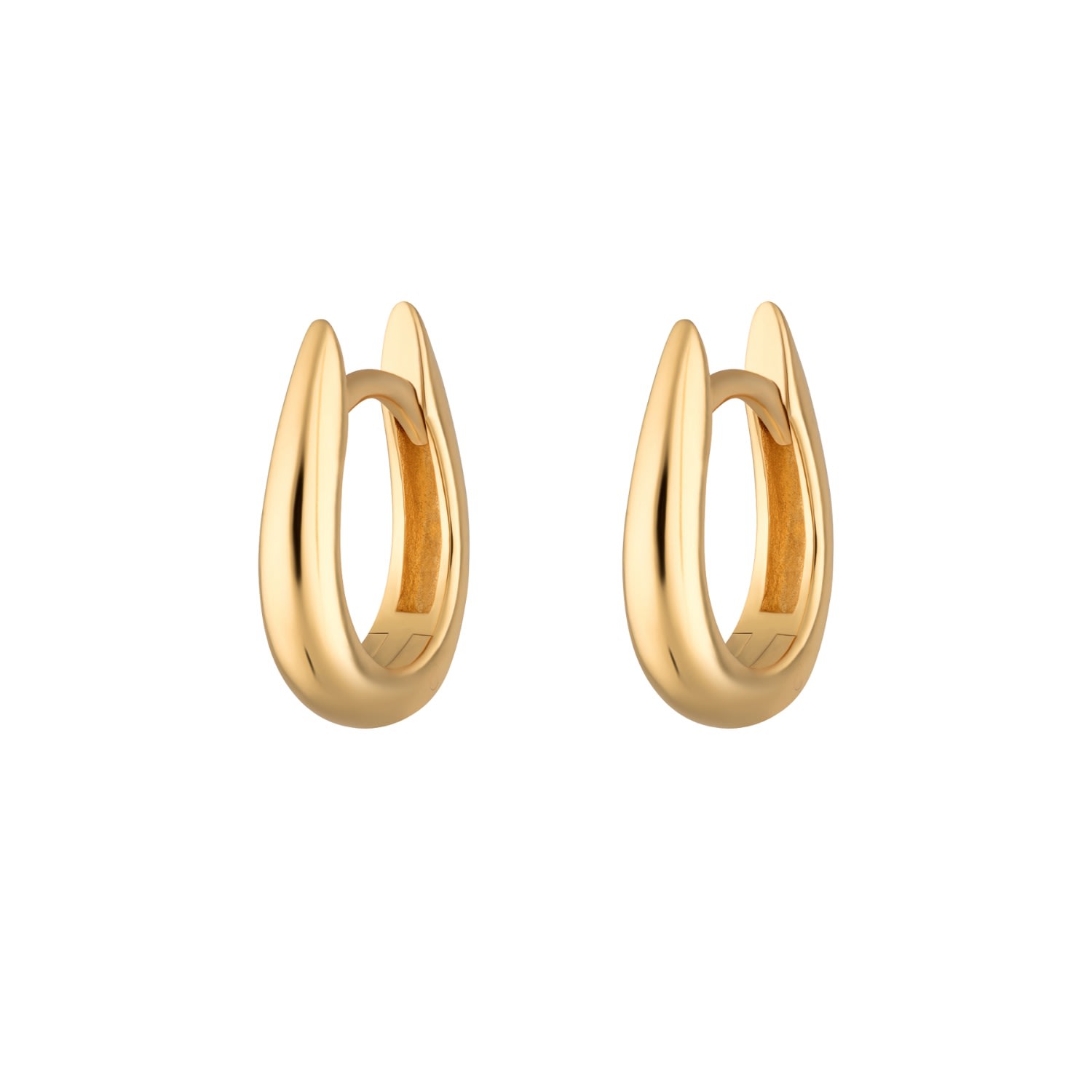 Women’s Gold Claw Huggie Earrings Scream Pretty