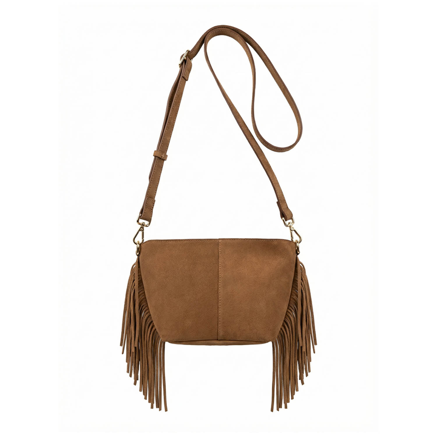 Women's Neutrals Kingston Tassle Cross Body Bag - Camel | One Size | Nooki Design