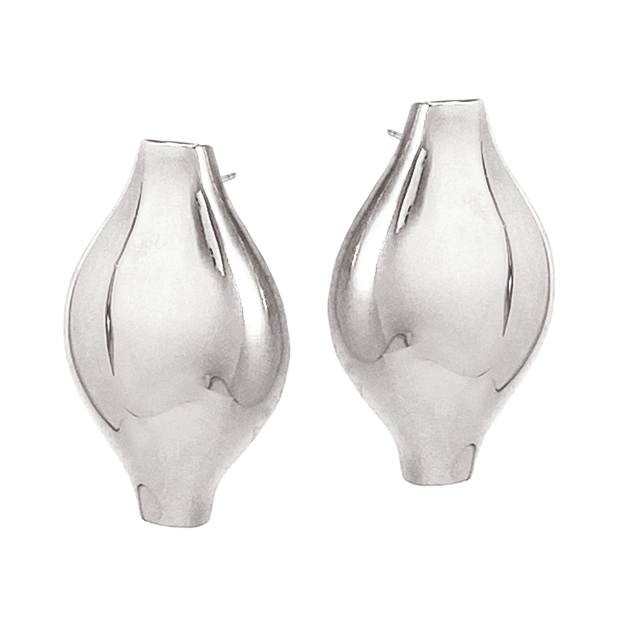 Women’s Amphora Studs - Silver Biko