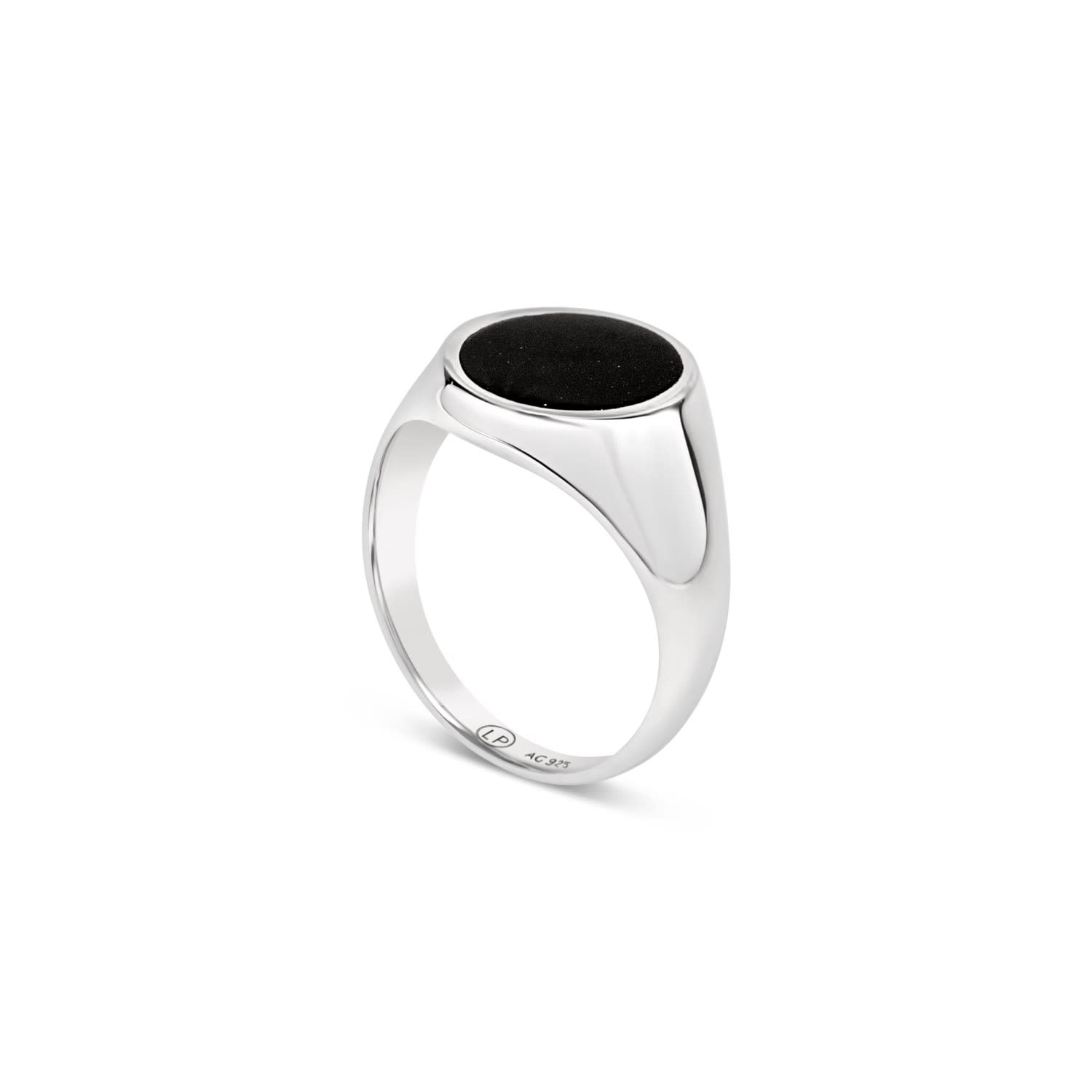 Assembly New York Black Onyx Signet Ring