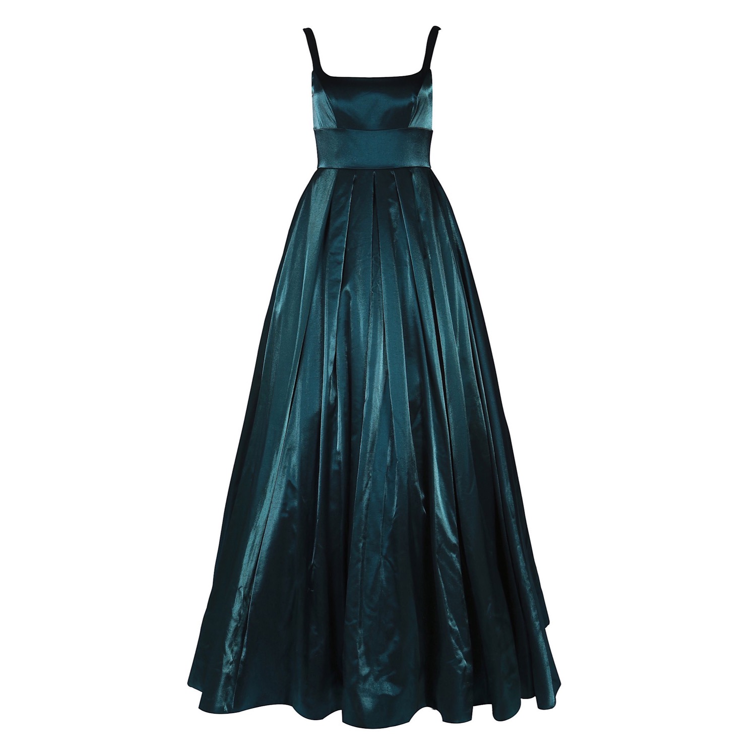 Louise Roe Green Off-the-shoulder Satin Formal Prom Celebrity Wedding Guest  Dress