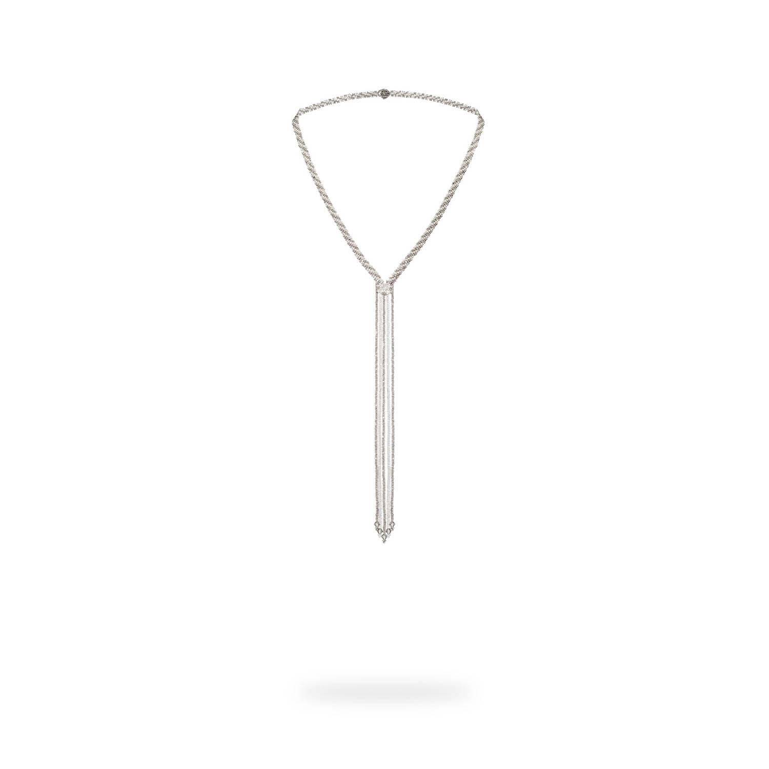 Kuu Women's Mini Necklace - Platinum, Silver In Gray