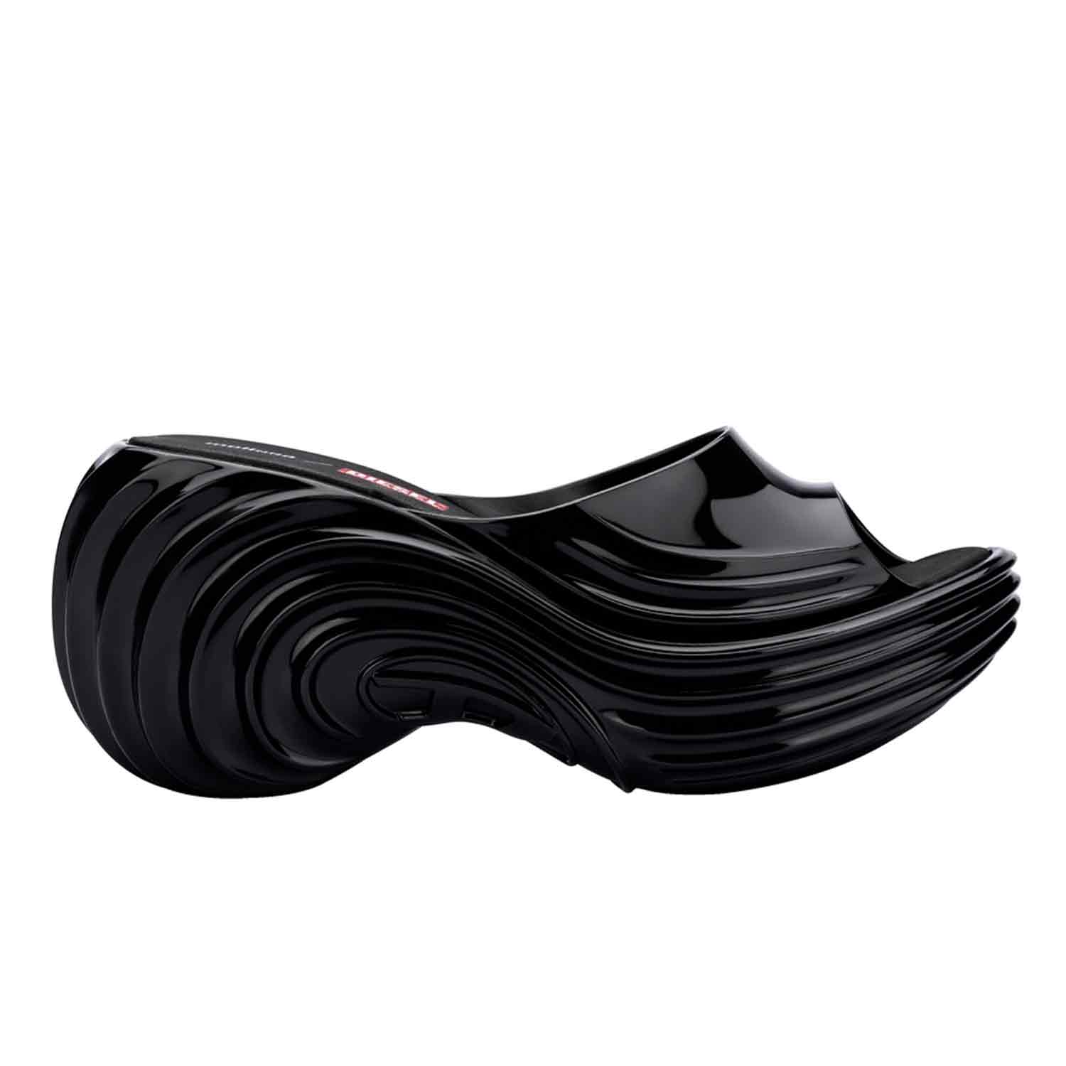 Melissa X Diesel Quantum Platform Wave Slides In Black
