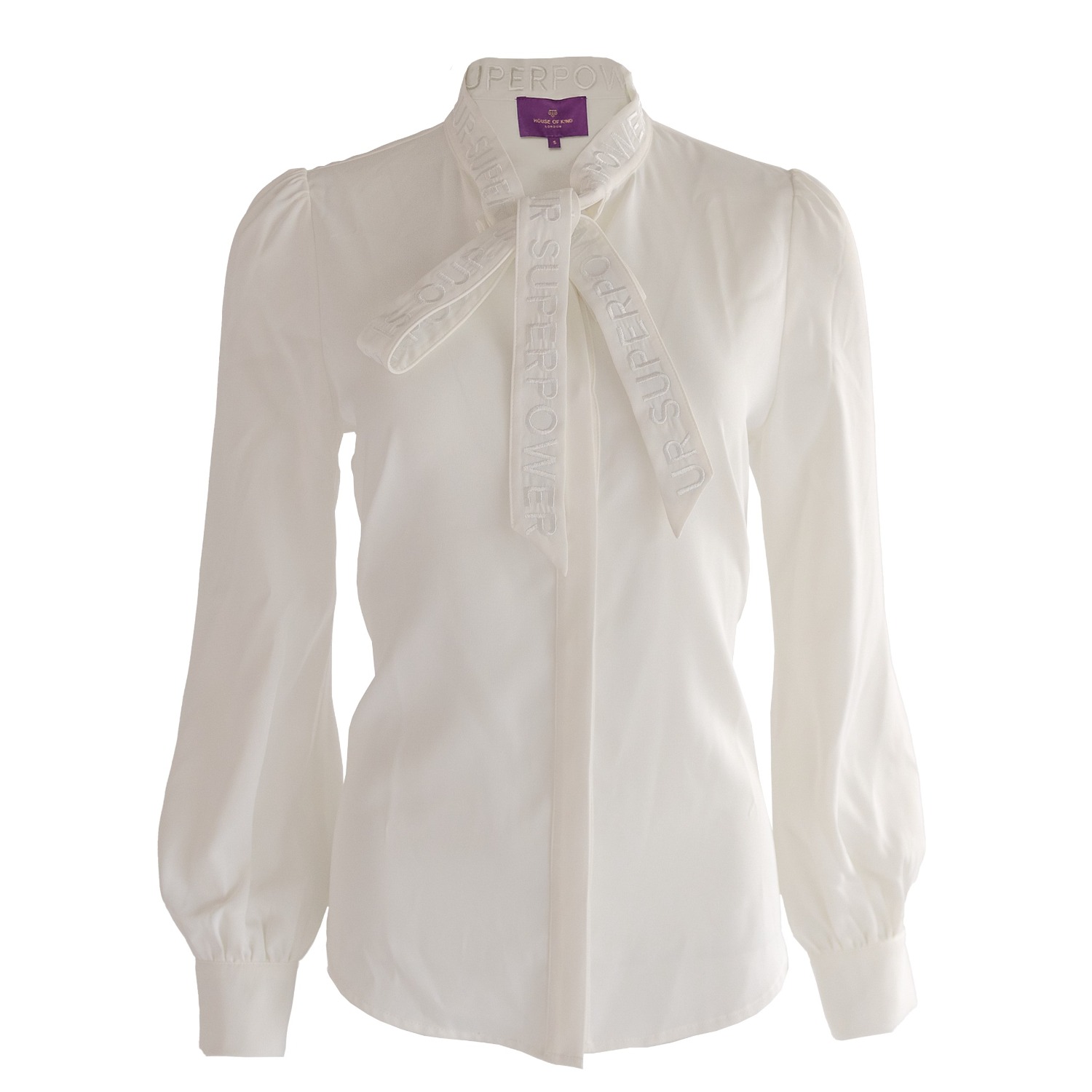 House Of Kind Women's White The Goddess Blouse In White