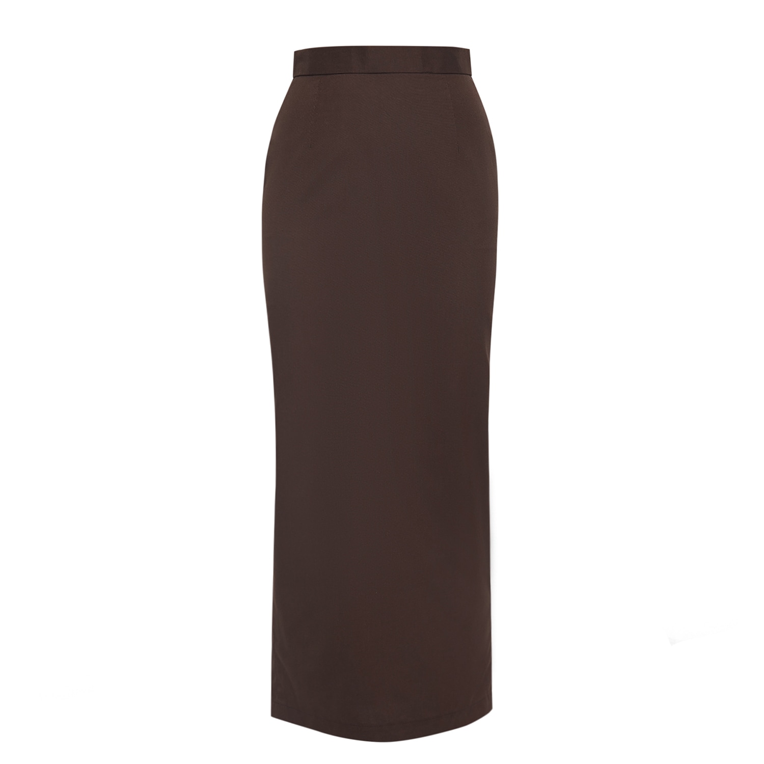 Ats The Label Women's Brown / Neutrals Sleek Brown Maxi Skirt In Brown