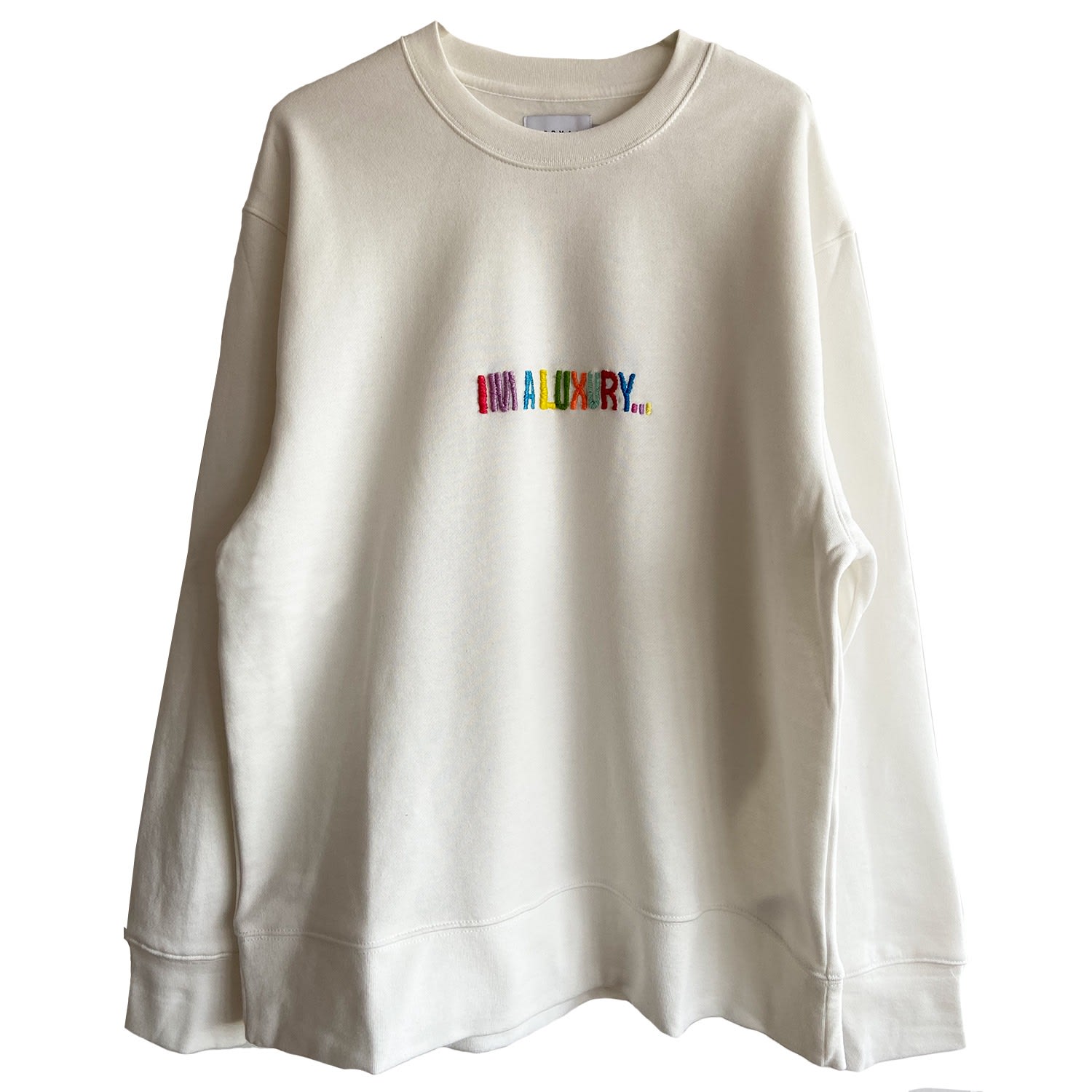 Women’s Im A Luxury - White Unisex Sweatshirt Small Quillattire