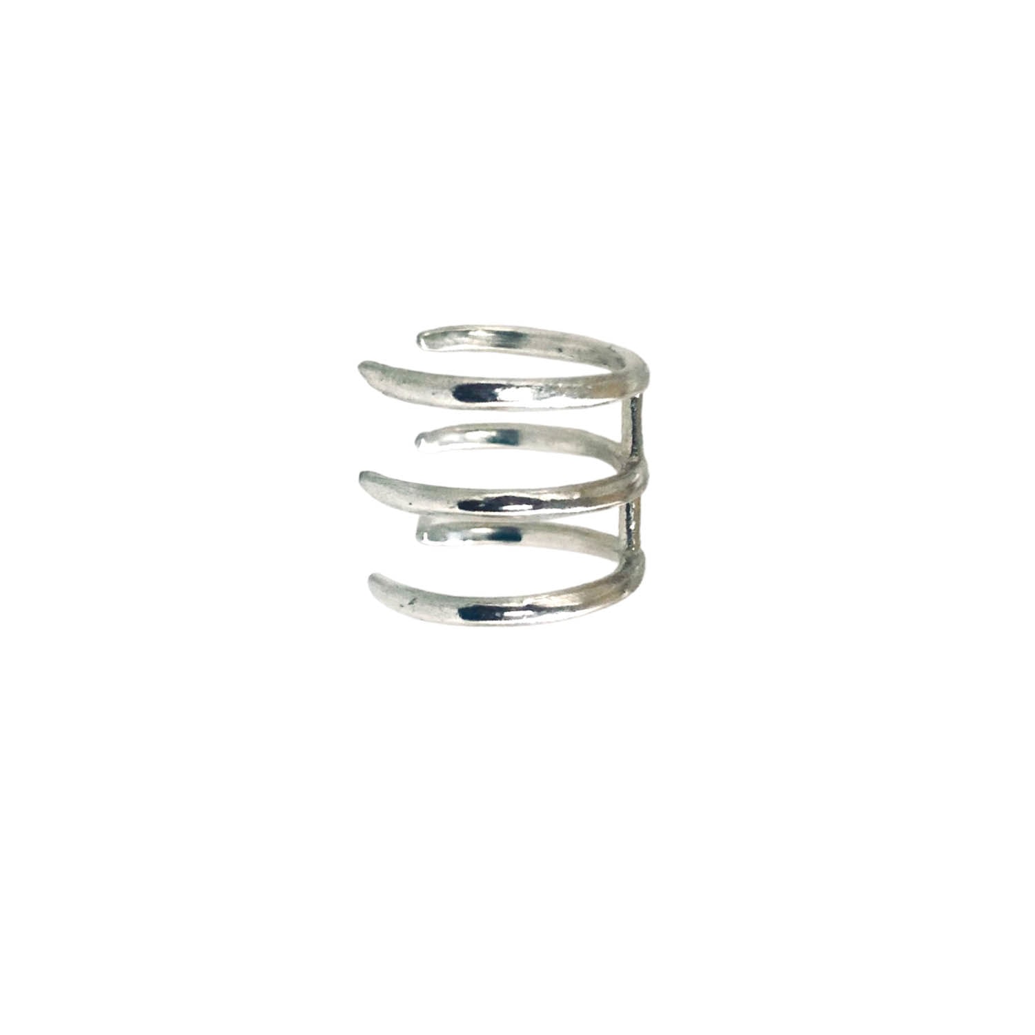 Women’s The Hug Midi Ring -Sterling Silver Aki Roc Jewelry