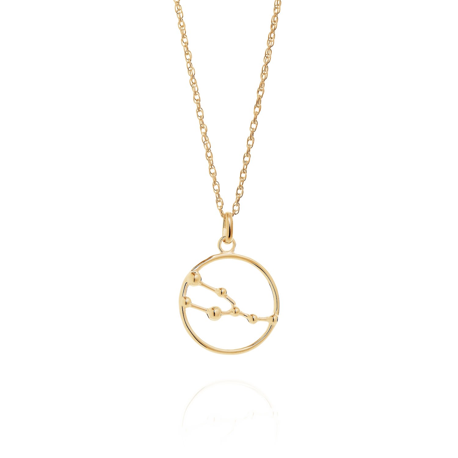 Women’s Taurus Astrology Necklace In 9Ct Gold Yasmin Everley Jewellery