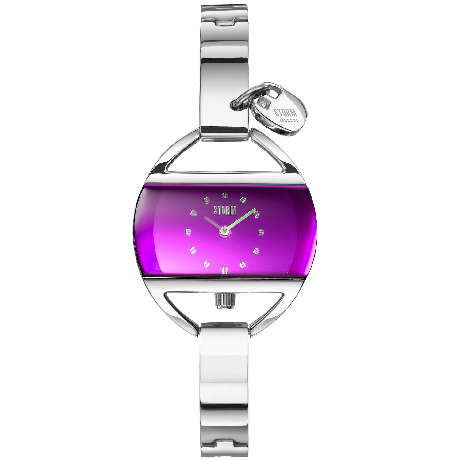 Storm Women's Silver / Pink / Purple Temptress Charm Lazer Purple In Silver/pink/purple