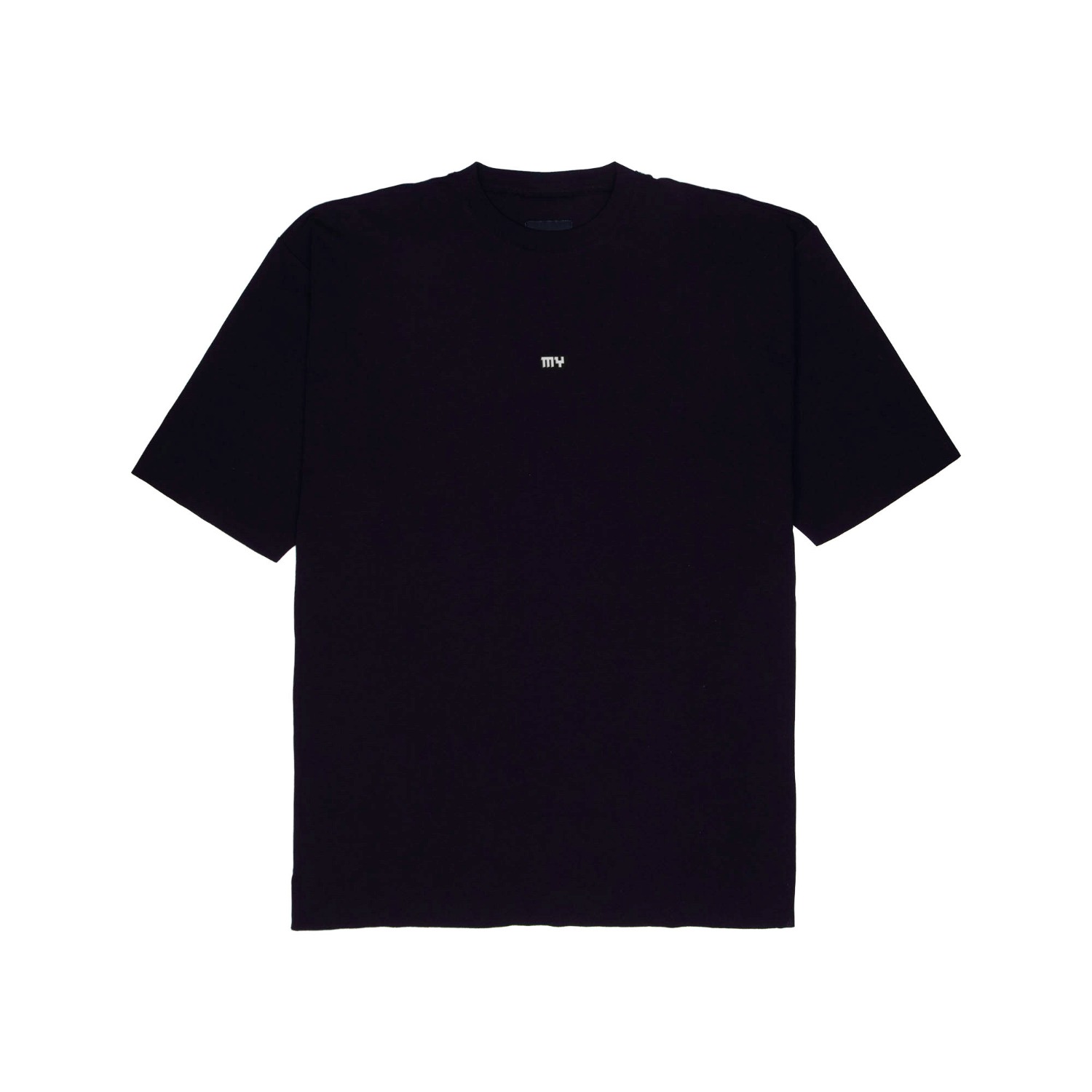 Mysimplicated Men's Oversized Black T-shirt - My Basic In Black