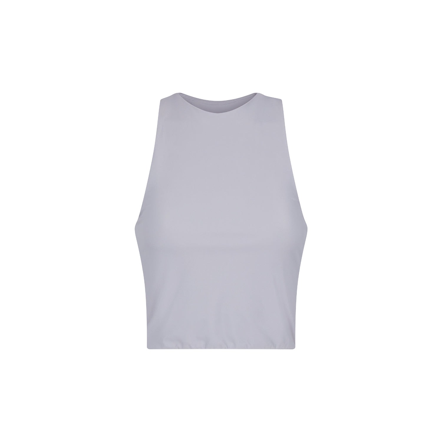 Women’s Grey Smooth Sports Crop Tank Extra Large Numbat