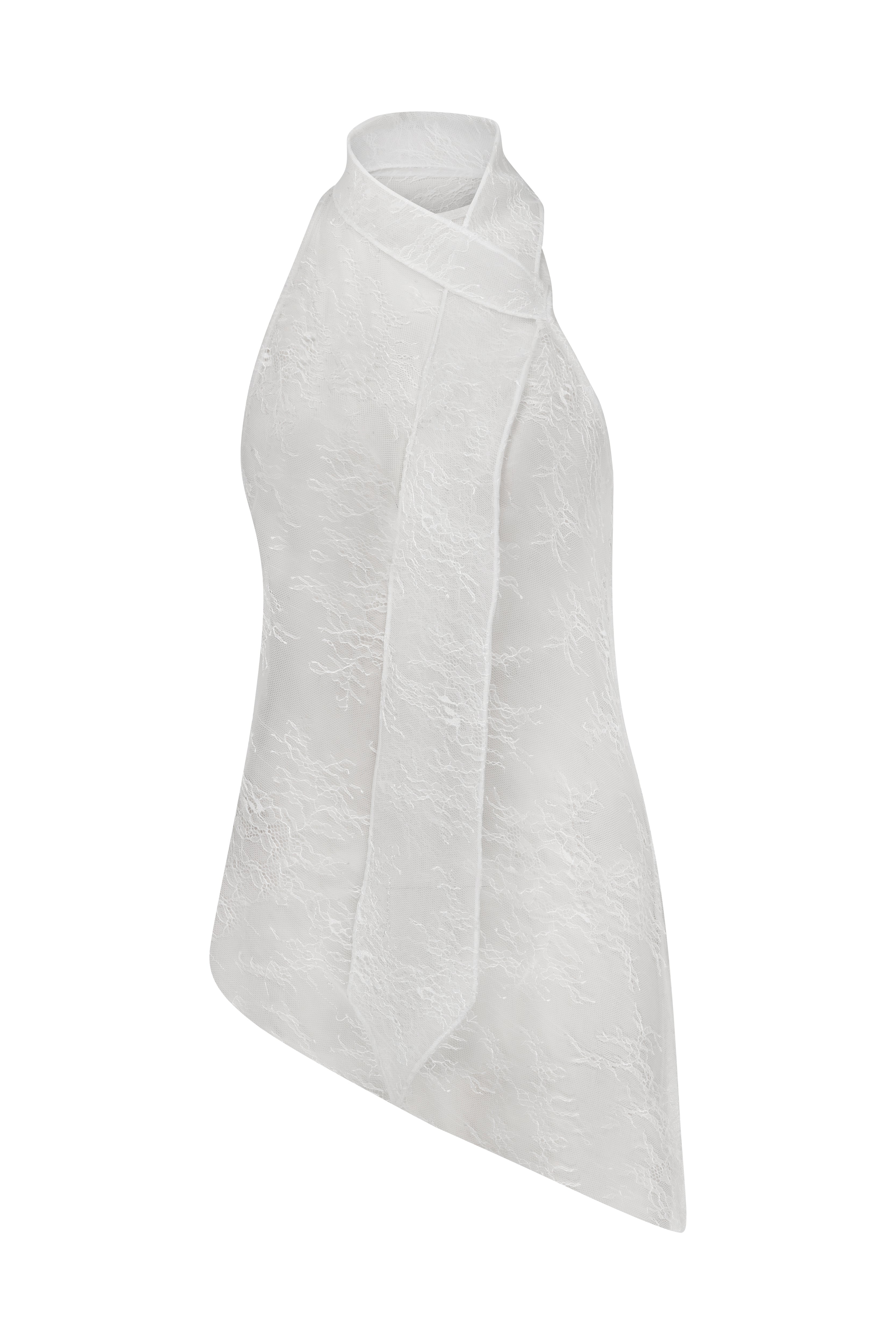 Re-cordis Paris Men's White Cravate Top M In White