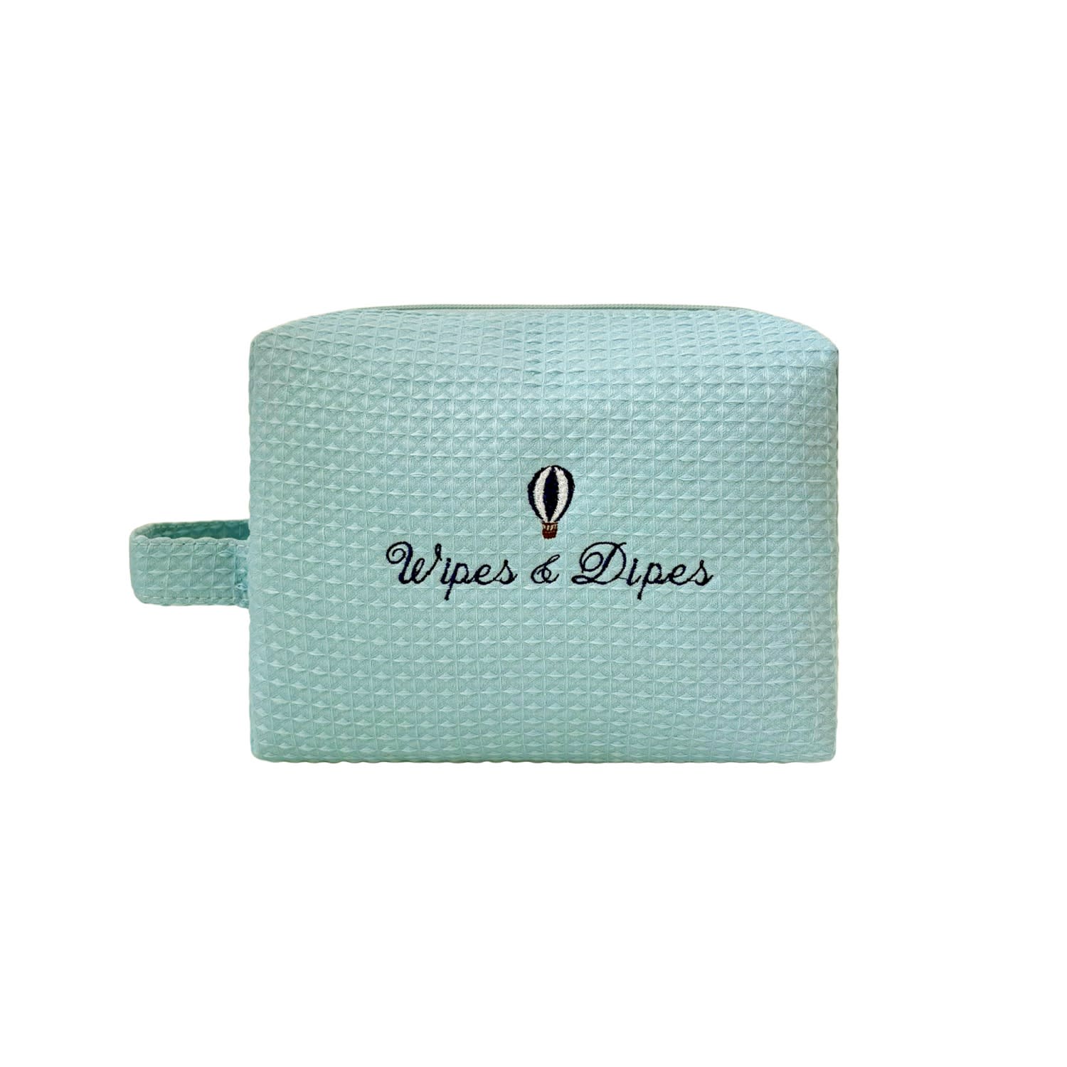 Women's Waffle Wipes And Dipes Blue Pouch | Lilly Loves